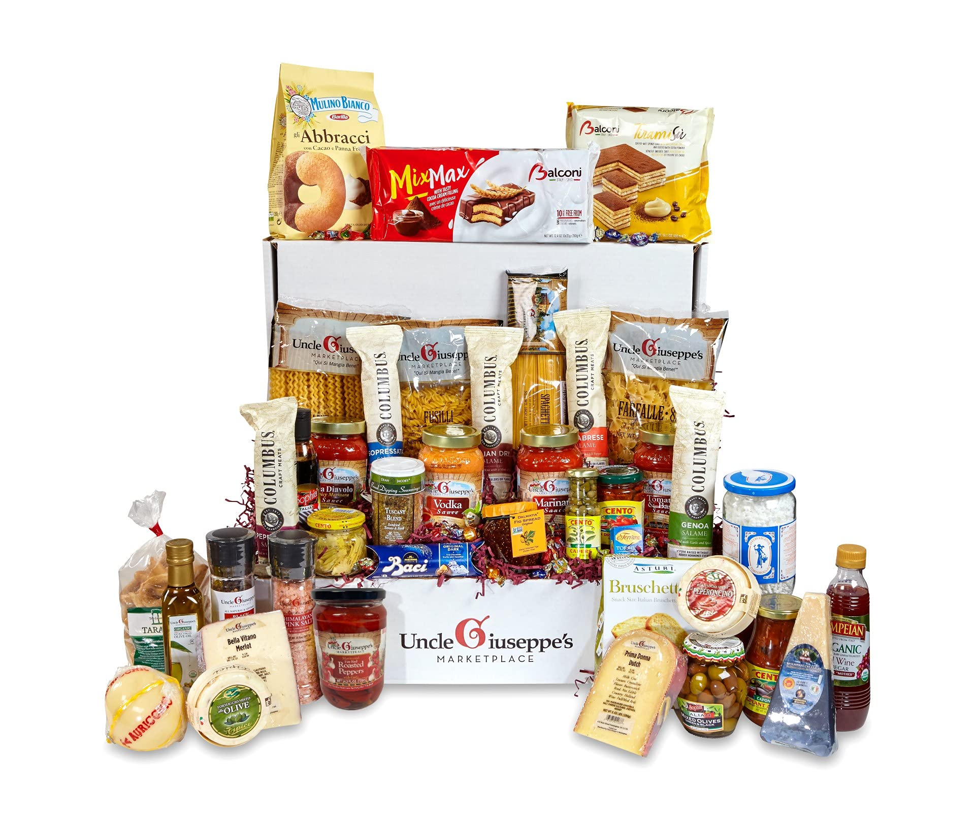 Premium Italian Gourmet Gift Basket - Authentic Italian Food & Wine Collection - Perfect for Holidays, Corporate Gifts & Special Occasions