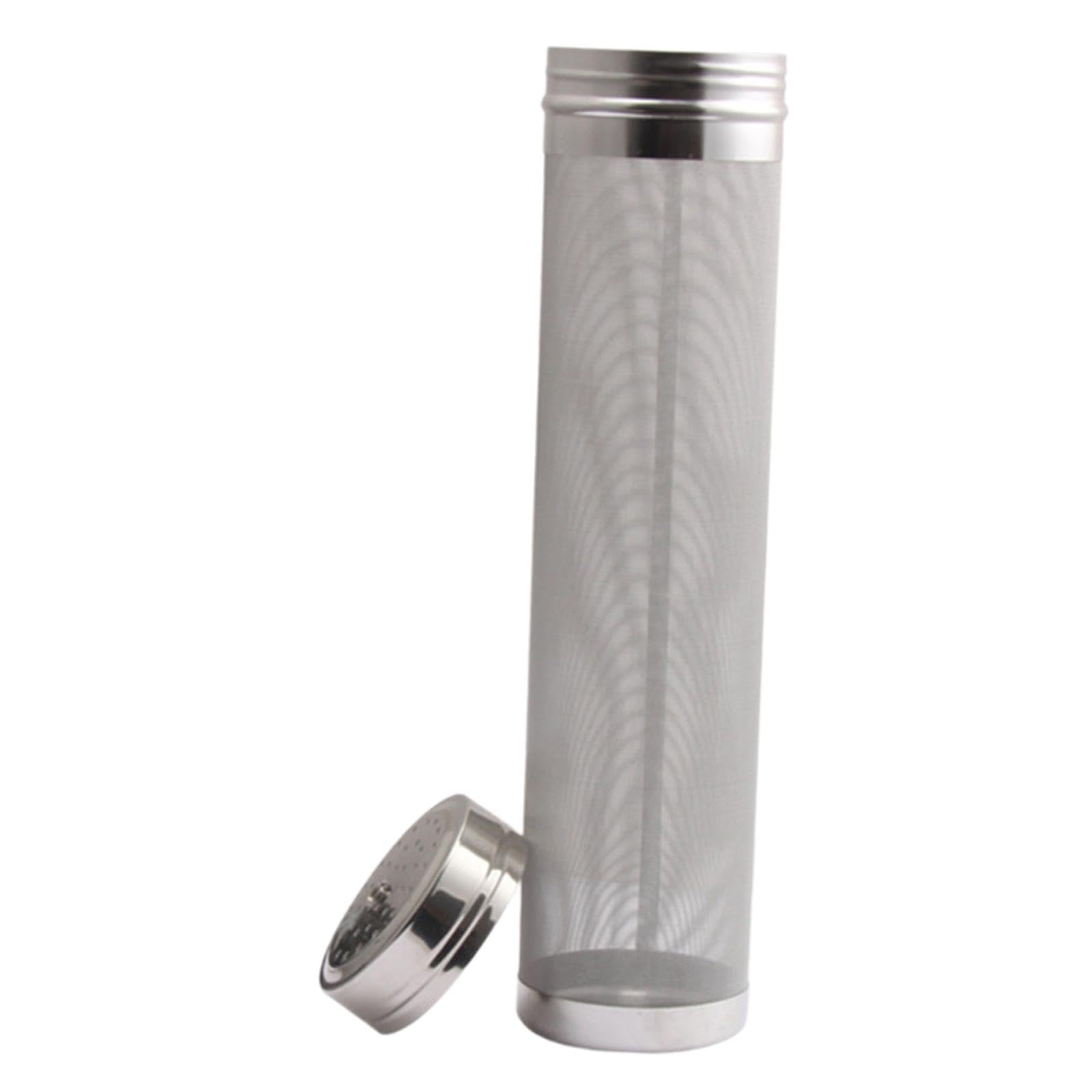 Premium Stainless Steel Beer Funnel with 300 Micron Filter - Dry Hopper Infuser & Strainer Basket for Home Brewing, Tea, Coffee, Juice, Honey and Milk - Perfect for Craft Beer Making, Cocktail Mixing & Kitchen Use