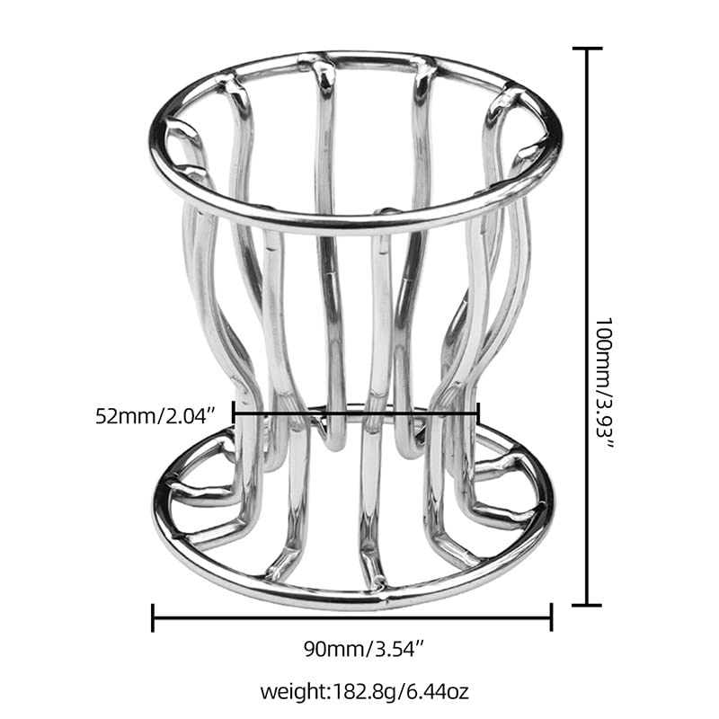 Stainless Steel Anal Butt Plug - Hollow Metal S&M Sex Toy for Women & Men - Vaginal Expander Trainer, Pleasure Stimulator & Couples Massager | Perfect for BDSM Play, Sensual Exploration & Intimate Bonding