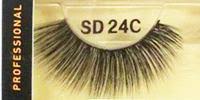 LA FLARE Faux Mink Lashes - Natural Looking False Eyelashes (Choose Style SD24C) for Dramatic Eye Makeup & Special Occasions