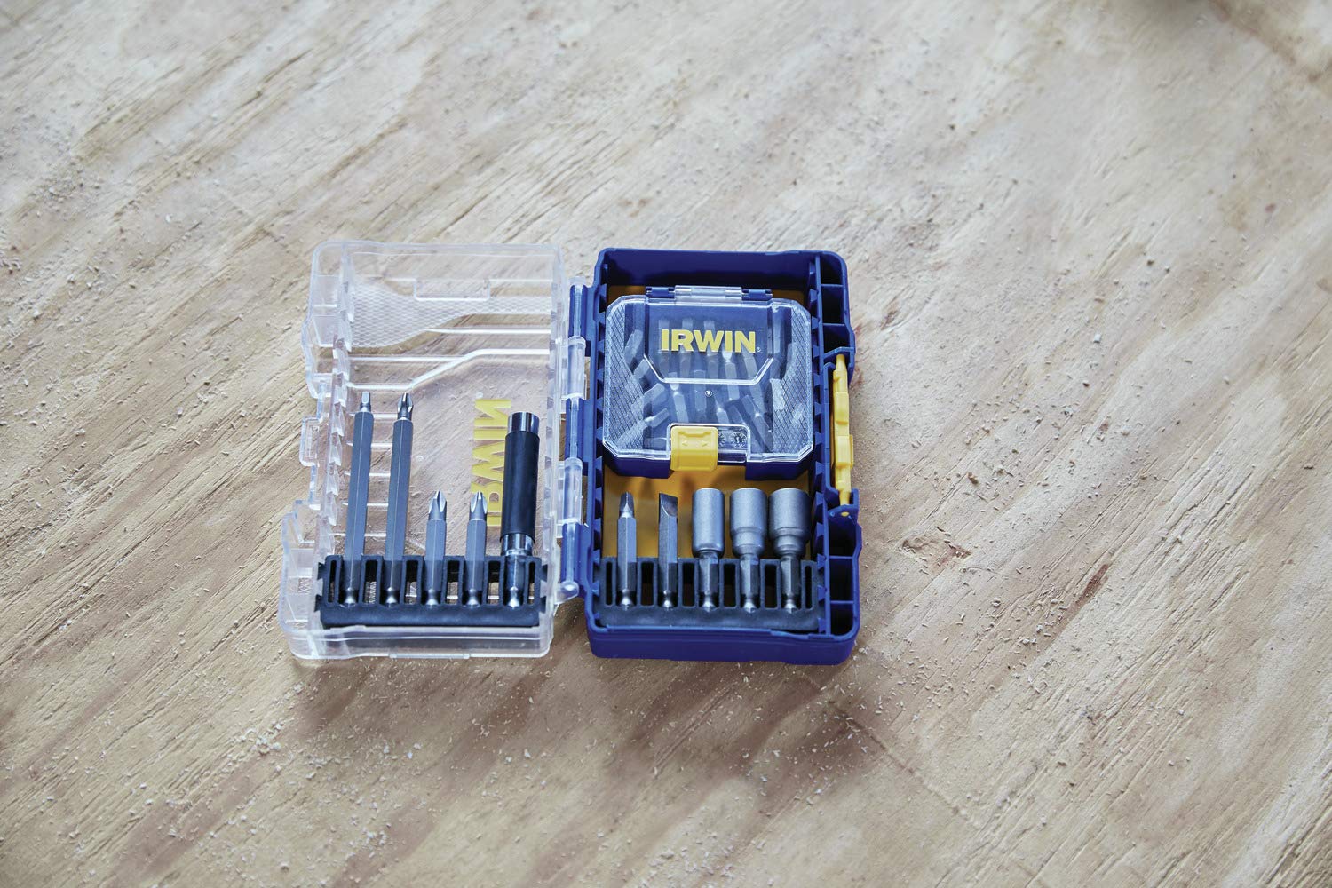 IRWIN 20-Piece Drywall Screwdriver Bit Set - #2 Square Drive for Drywall Installation & Home Repairs (IWAF121SQ220D) - Perfect for DIY Projects, Construction & Professional Use
