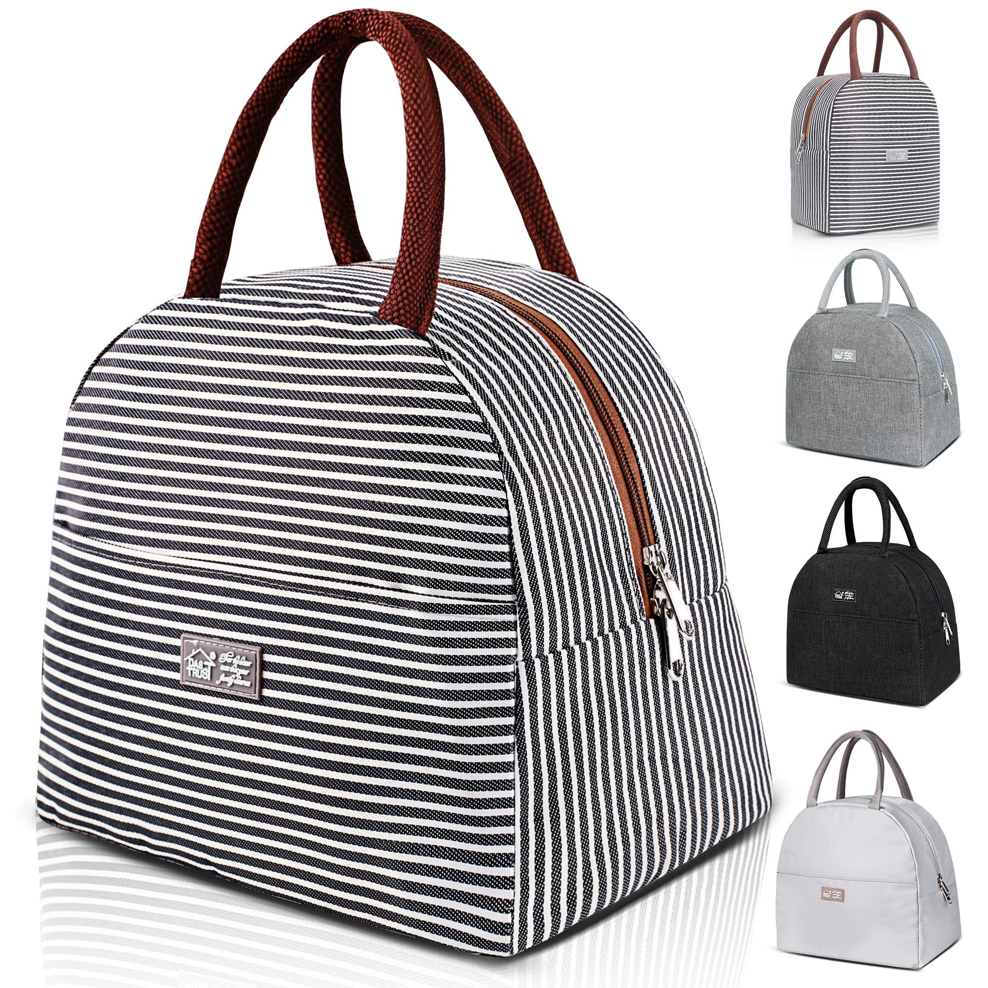 Insulated Reusable Lunch Bag for Women & Kids - Leakproof Thermal Lunch Box for School, Work, Office & Picnics - Meal Prep Cooler Tote for Men, Women & Girls