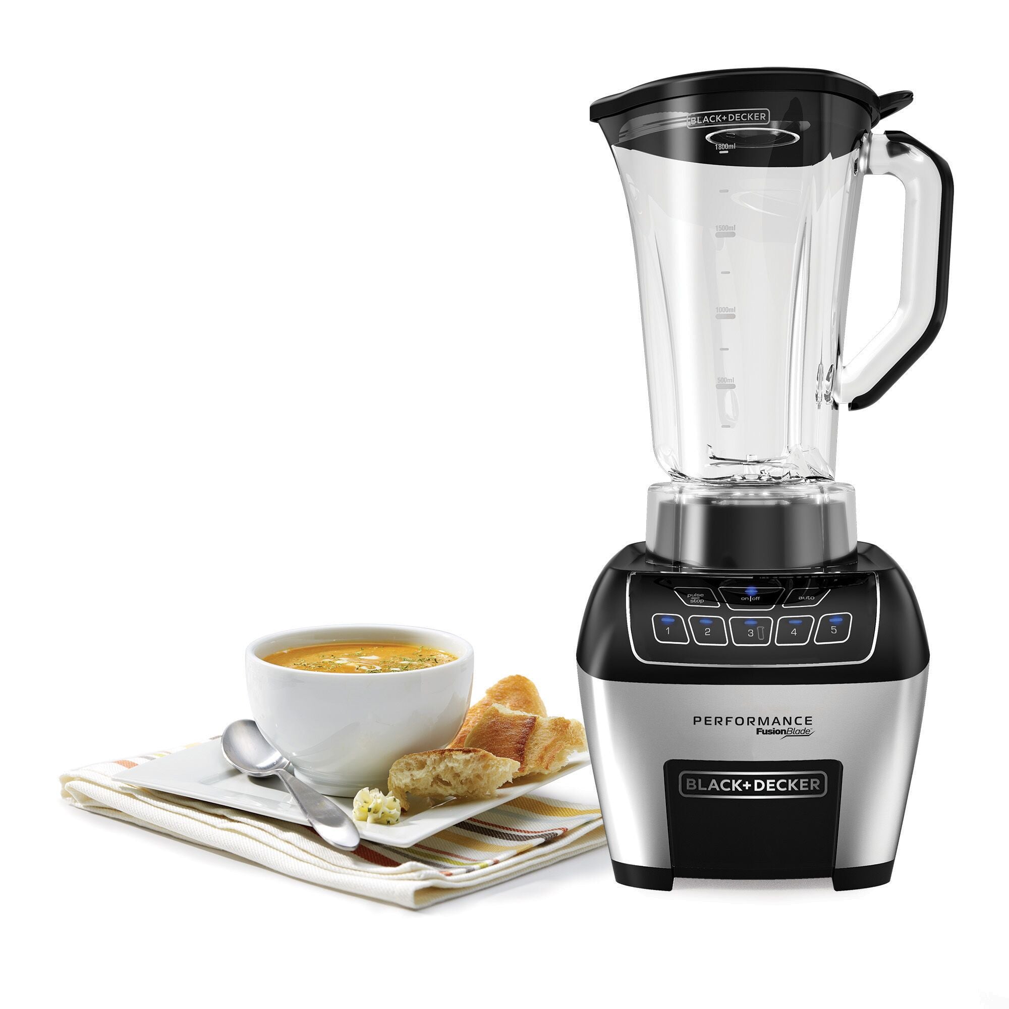 High-Speed Performance FusionBlade Blender - Powerful 1000W Electric Blender for Smoothies, Juices & Food Prep - Perfect for Home Kitchen, Gym Protein Shakes & Healthy Meal Prep