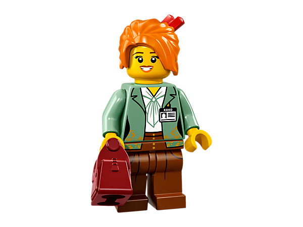 Misako LEGO NINJAGO Movie Minifigure - Official LEGO Collectible Toy for Kids & Fans - Perfect for Display, Role Play and Ninja Themed Collections