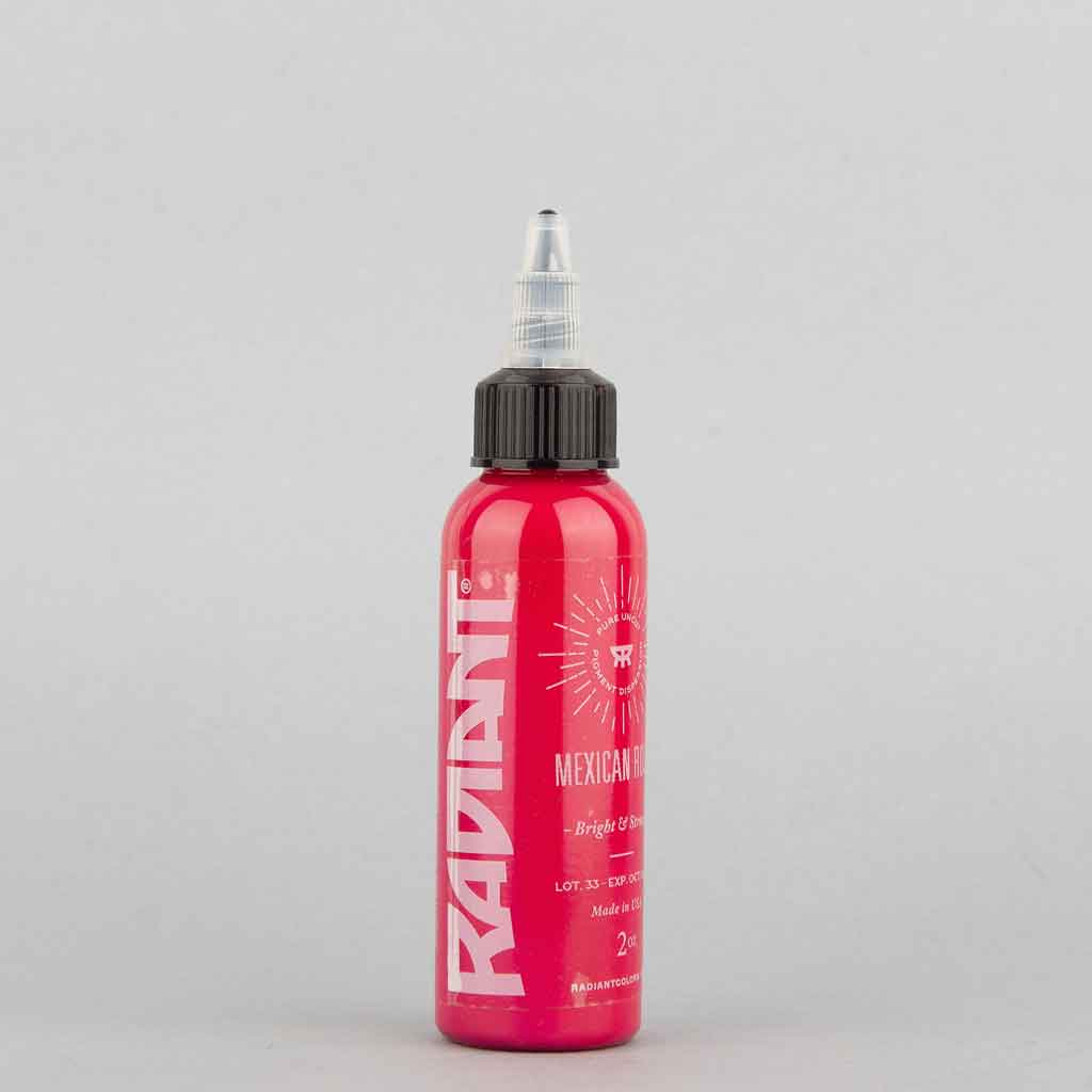 Authentic Mexican Rose Radiant Ink - 1 oz Bottle for Tattoo, Body Art & Calligraphy | Premium Quality, Vibrant Colors
