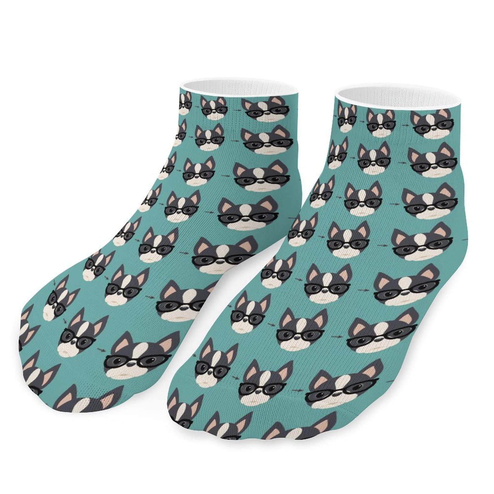 Funny Low Cut Ankle Socks for Women - Crazy Lady Boat Socks - Perfect for Casual Wear, Gifts & Everyday Fashion