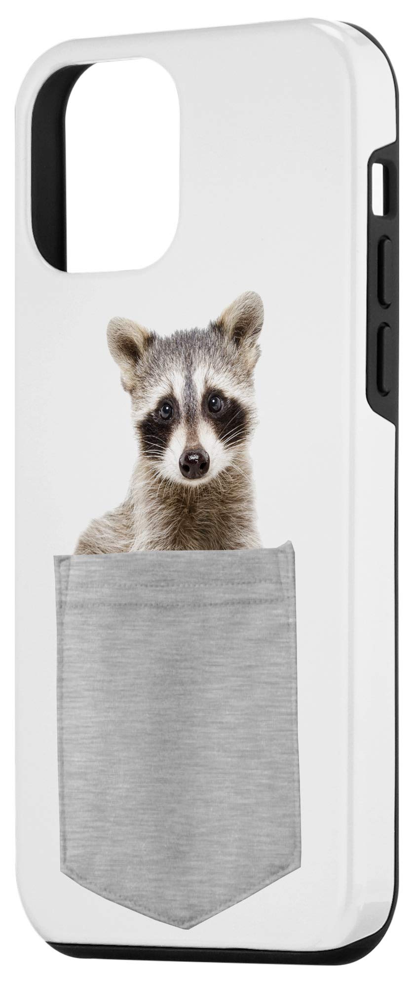 iPhone 12 Mini Raccoon Animal Phone Case - Cute Protective Cover for iPhone 12 Mini - Perfect for Nature Lovers & Wildlife Enthusiasts