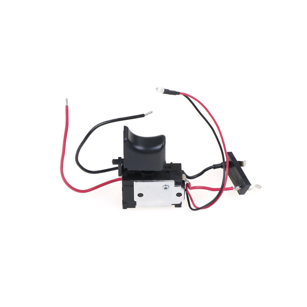 **Black Cordless Drill Speed Controller Switch with LED Light (7.2V-24V) – Perfect for DIY Projects, Woodworking & Home Repairs**