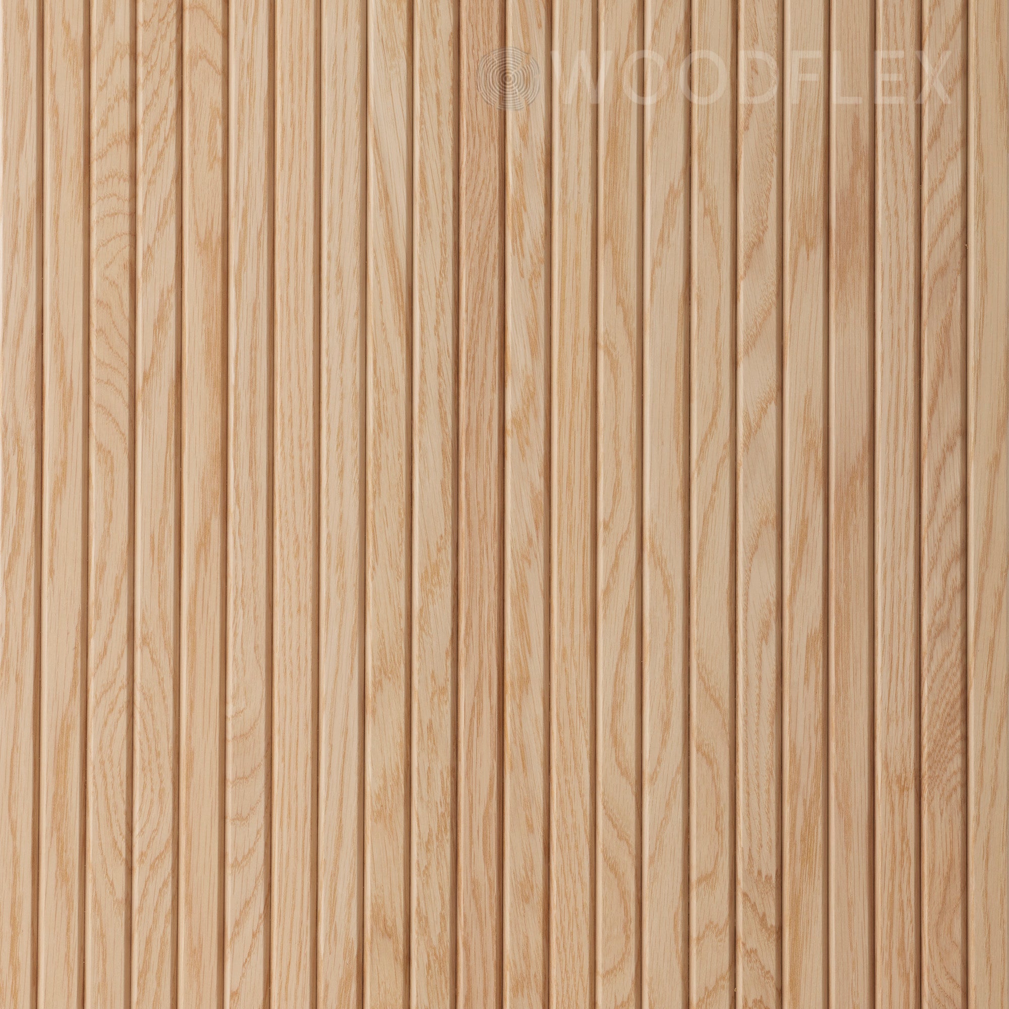 Flexible Wooden Slat Wall Panel - Natural Oak Veneer - 2700mm x 600mm Trapezium Design - Modern Acoustic Room Divider for Home & Office Decor