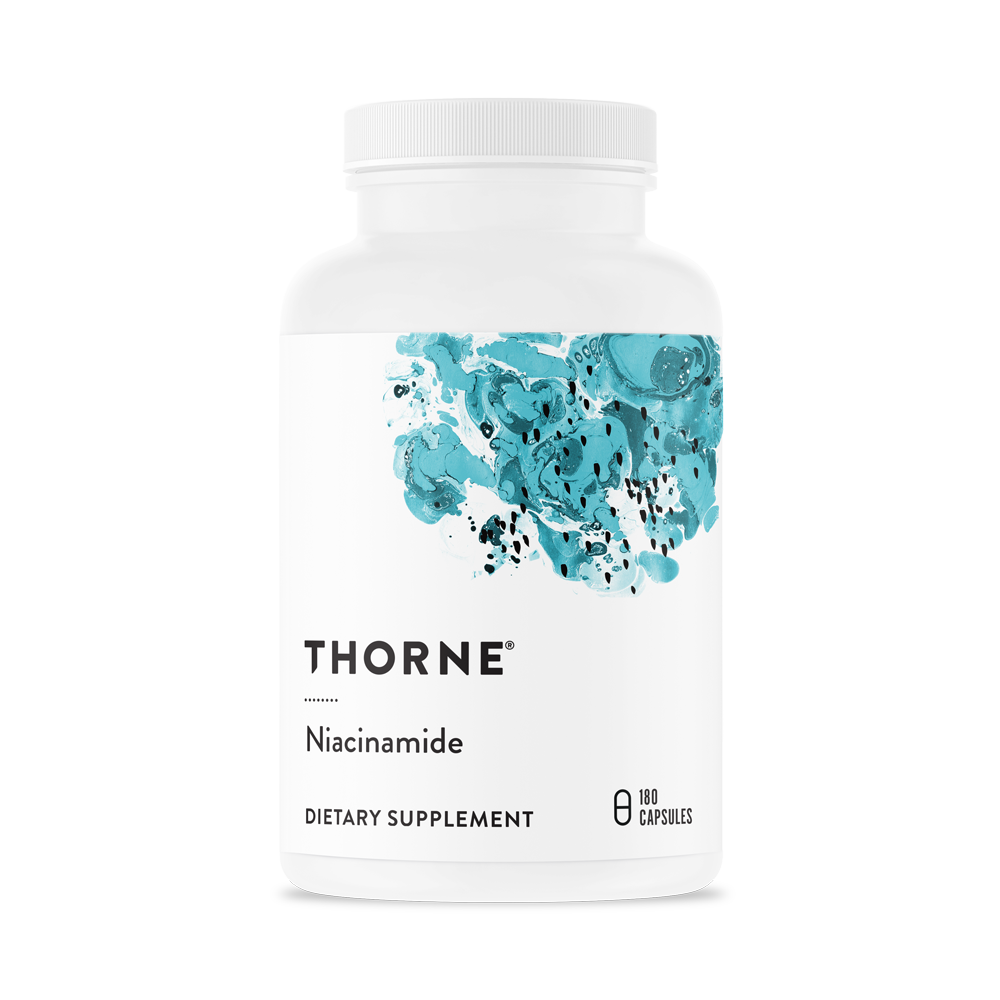 Thorne Niacinamide (B131) - Premium Vitamin B3 Supplement for Skin Health & Anti-Aging - Supports Clear Complexion & Cellular Repair - Perfect for Daily Skincare Routine & Wellness Regimen