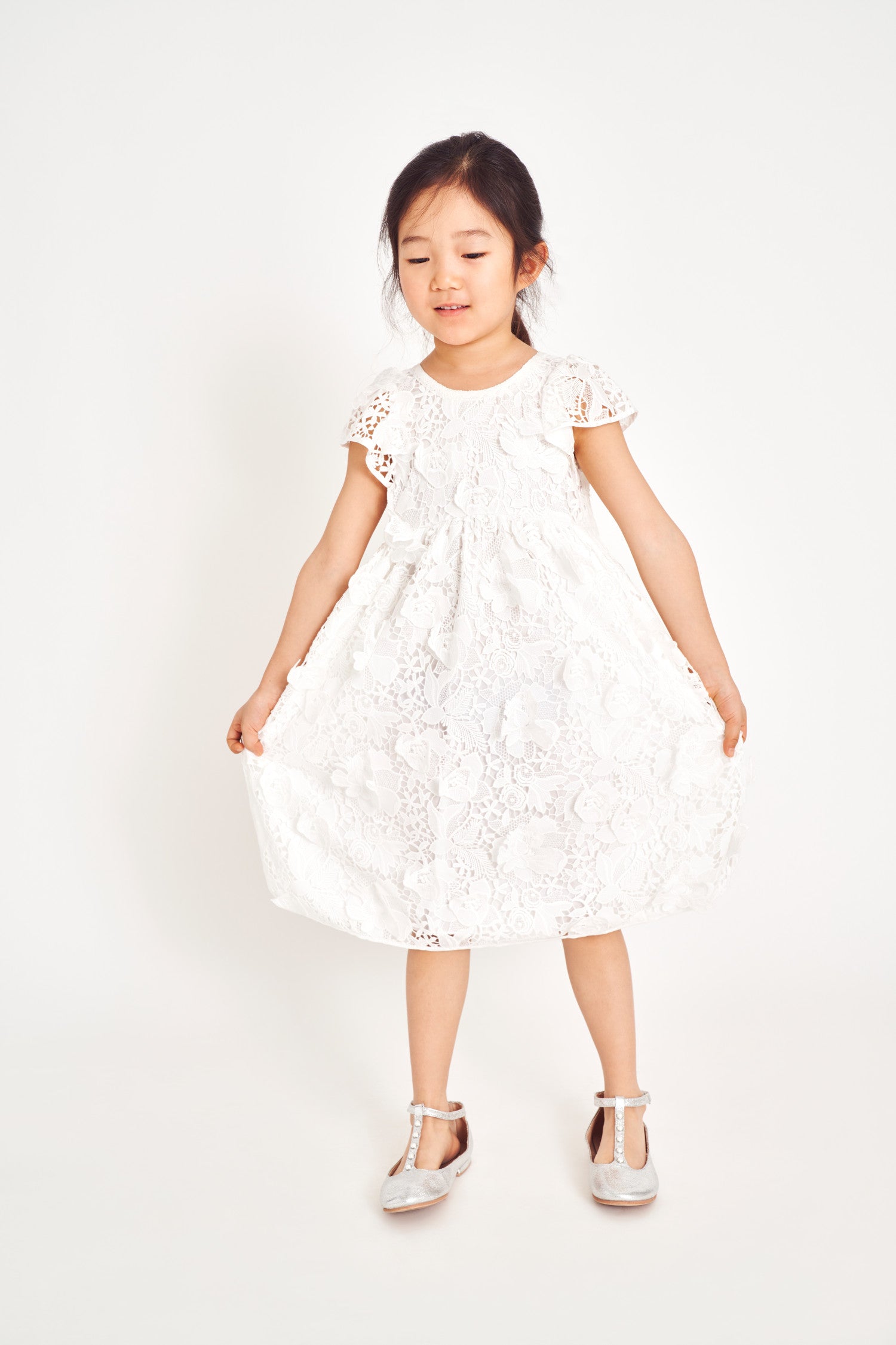 Girls Nancy Dress - Elegant Floral Print Party Dress for Kids | Perfect for Birthday Parties, Weddings & Special Occasions