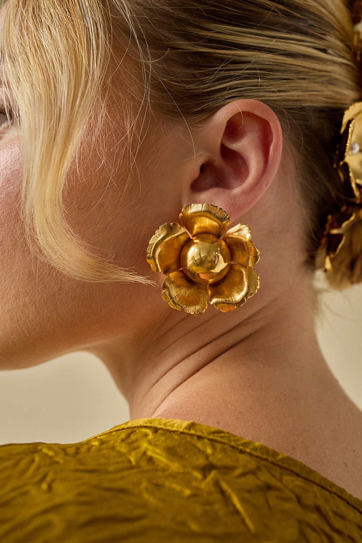 Eden Domed Stud Earrings for Women - Elegant Gold/Silver Jewelry for Everyday Wear | Perfect for Gifts, Parties & Special Occasions
