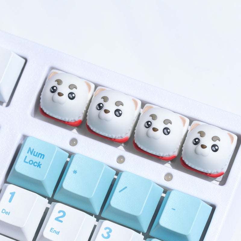 Gintama Sadaharu Anime Resin Keycaps - Custom Mechanical Keyboard Keycaps for Gaming & Typing - Perfect for Otaku Fans & Anime Lovers