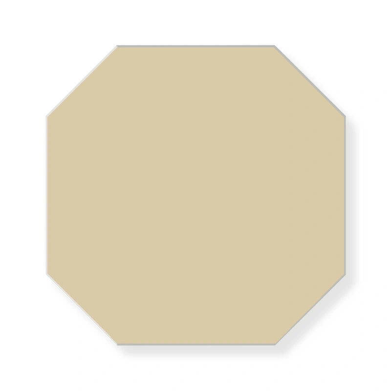 Winckelmans Granitklinker Klinker Oktagon 15x15 cm Ivory Porcelain Tile - Perfect for Kitchen Backsplash, Bathroom Walls & Flooring