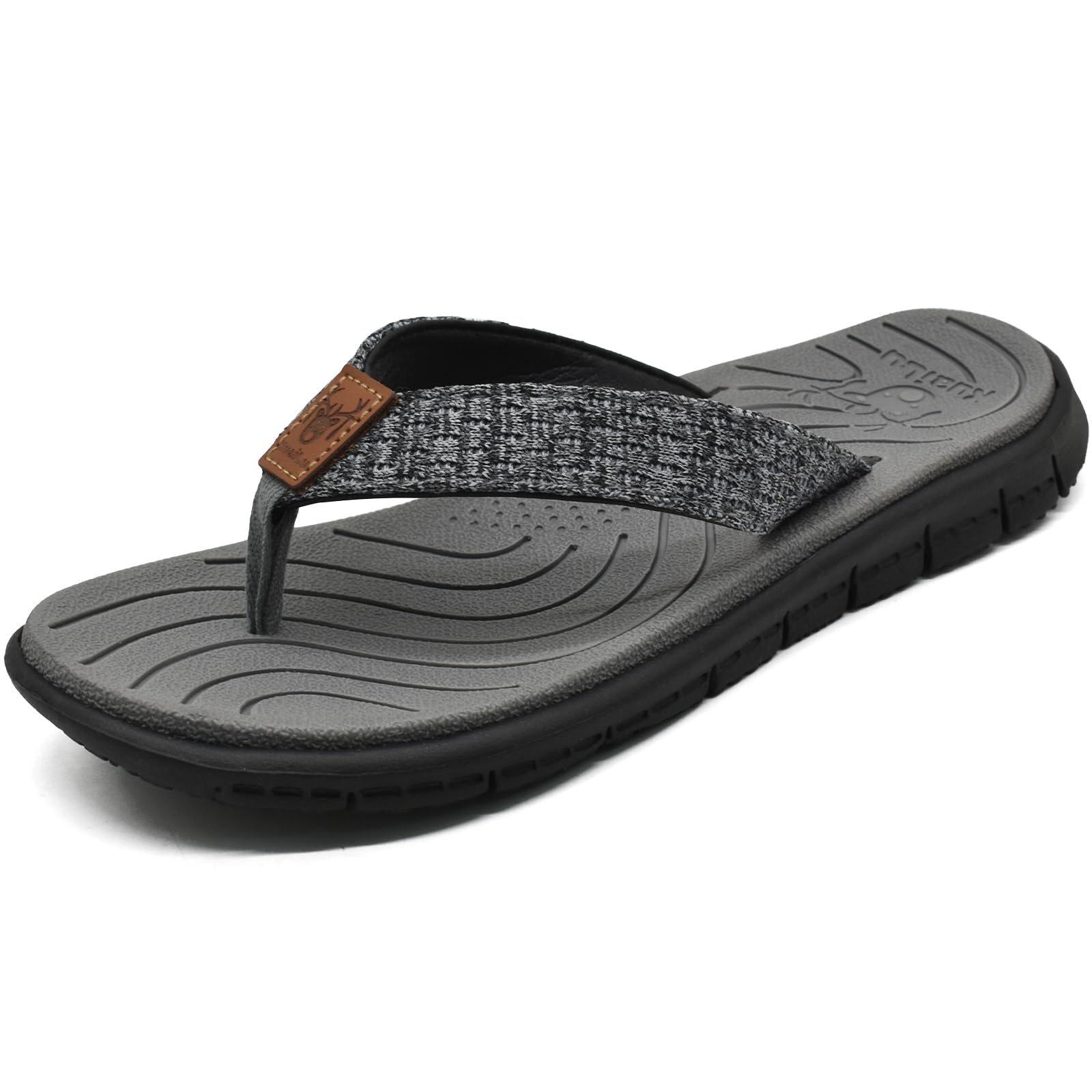KuaiLu Women's Comfortable Flip Flops with Arch Support - Lightweight Non-Slip Yoga Sandals for Walking, Beach, Summer & Casual Wear - Perfect for Yoga, Travel and Outdoor Activities