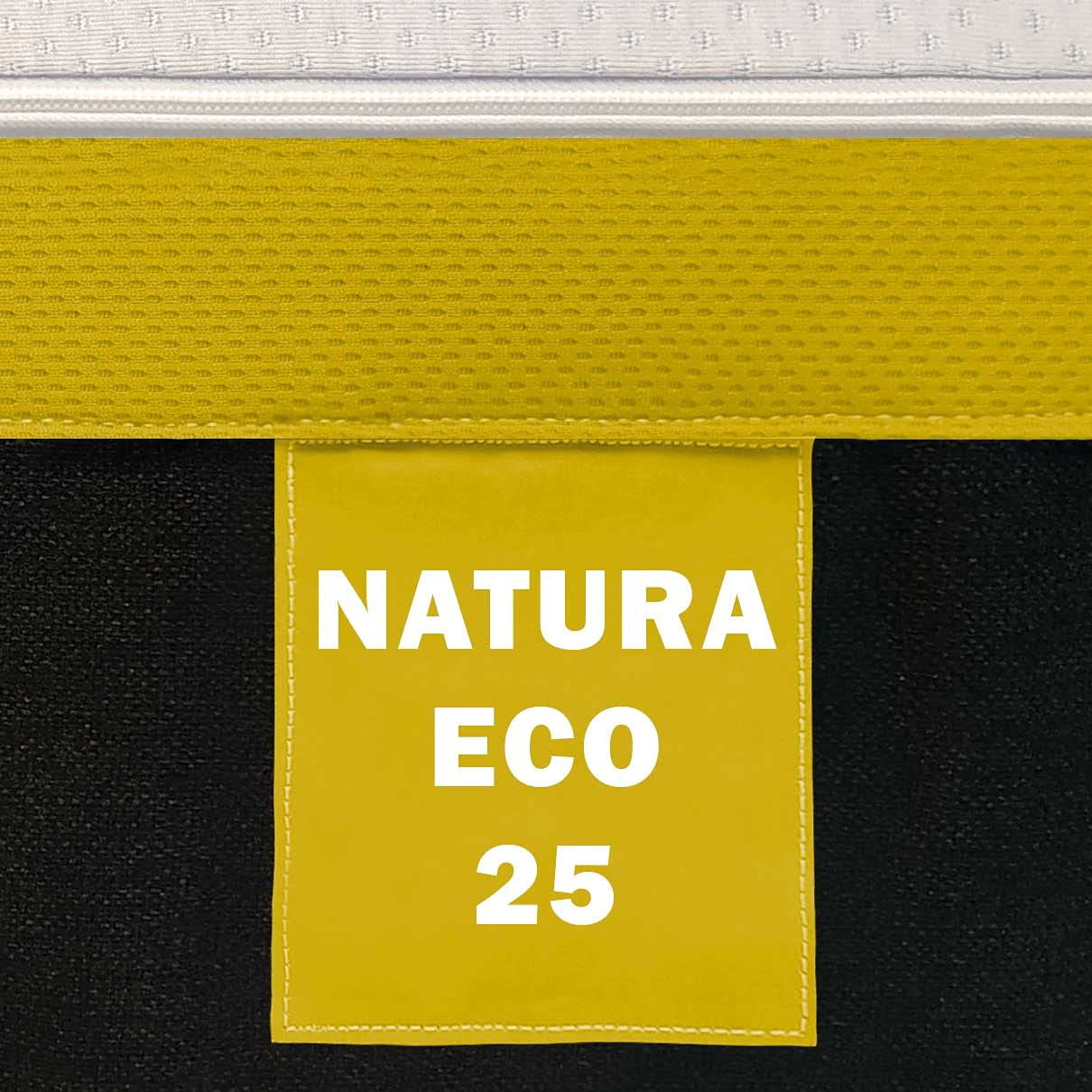 Baldiflex Natura Eco 25 - Natural Latex and Coconut Fiber King Size Mattress, 140x200 cm, 25 cm Height - Perfect for Eco-Friendly Bedrooms & Allergy Relief