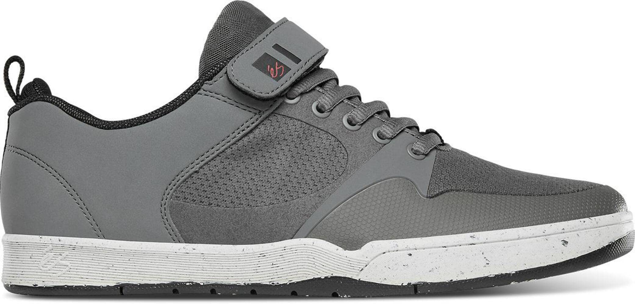 éS Men's Accel Plus Ever Stitch Eco Grey Skateboarding Shoes - Lightweight & Durable for Street Skating & Casual Wear