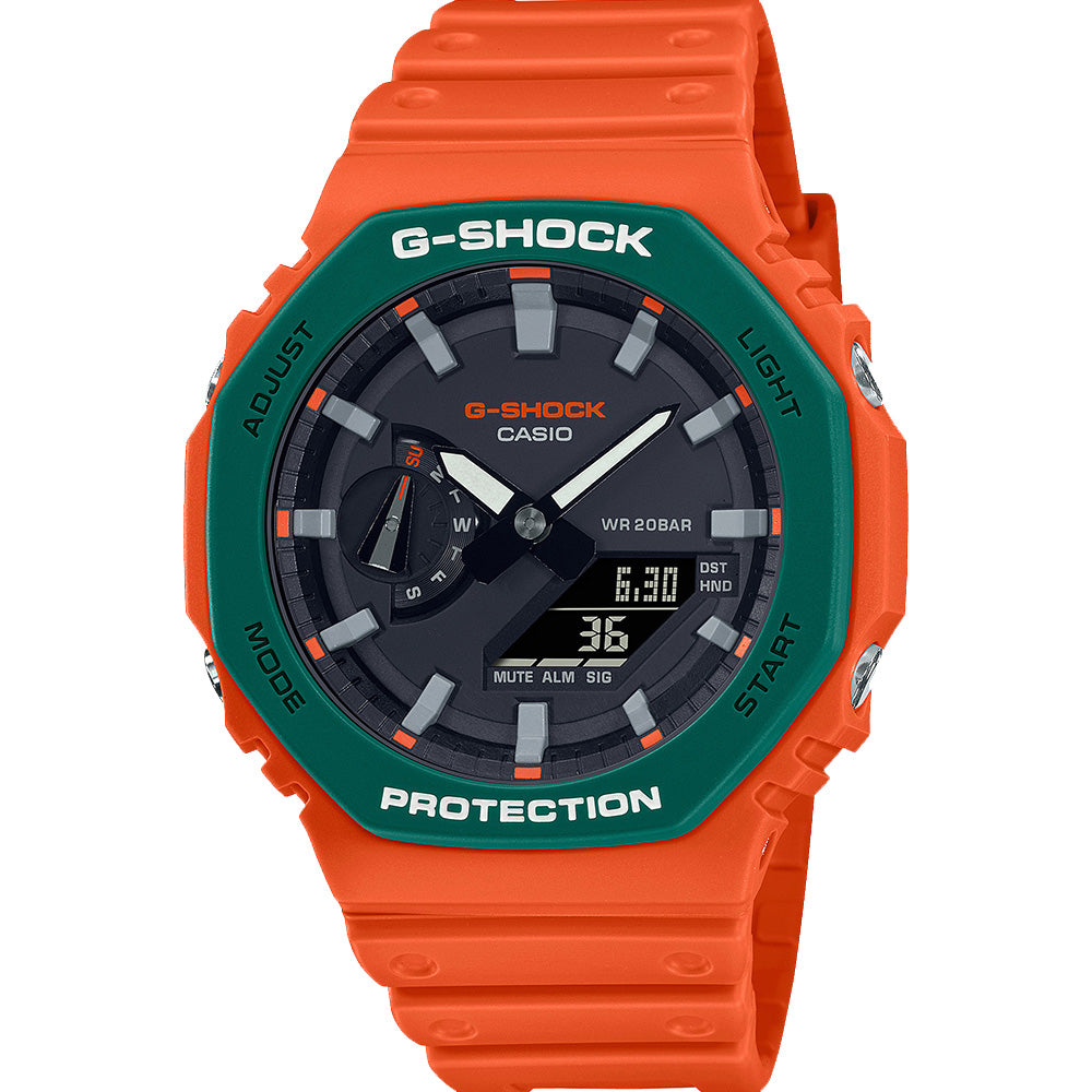 G Shock GA2110SC 4A Digital Analog Watch - Skater Style Design for Men | Durable Shock Resistant Sports Watch for Skateboarding, Outdoor & Casual Wear