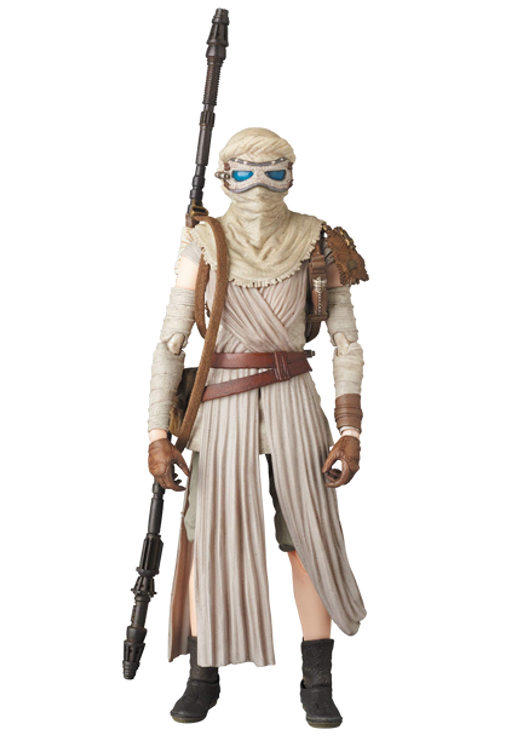Medicom Toy MAFEX Rey Star Wars The Force Awakens 6-Inch Collectible Action Figure - Highly Articulated with Accessories - Perfect for Display, Photography & Star Wars Fans Collection