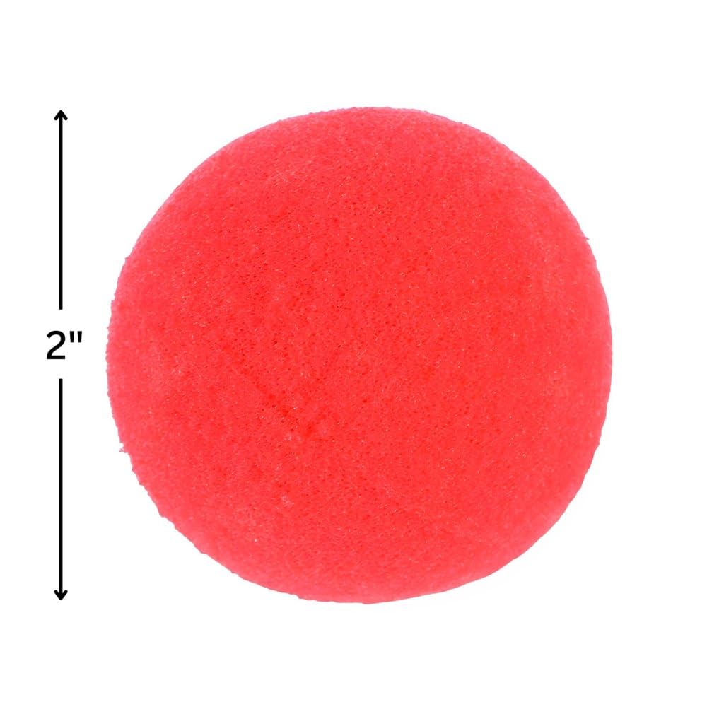 Funny Red Foam Clown Nose for Costumes & Parties - Perfect for Halloween, Cosplay, Circus Performances and Comedy Acts