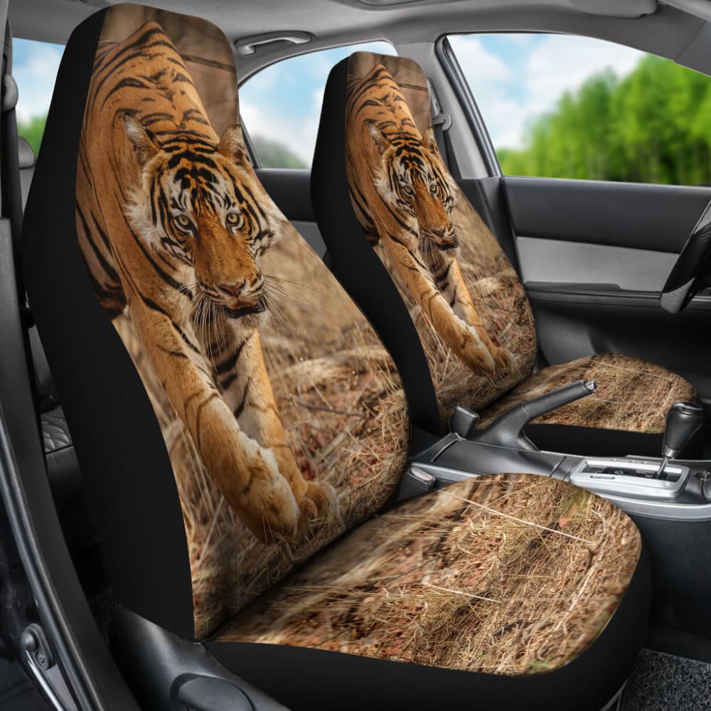 Best Tiger Print Car Seat Covers for Animal Lovers - Unique Gift Idea for Tiger Enthusiasts - Perfect for Cars, Trucks & SUVs