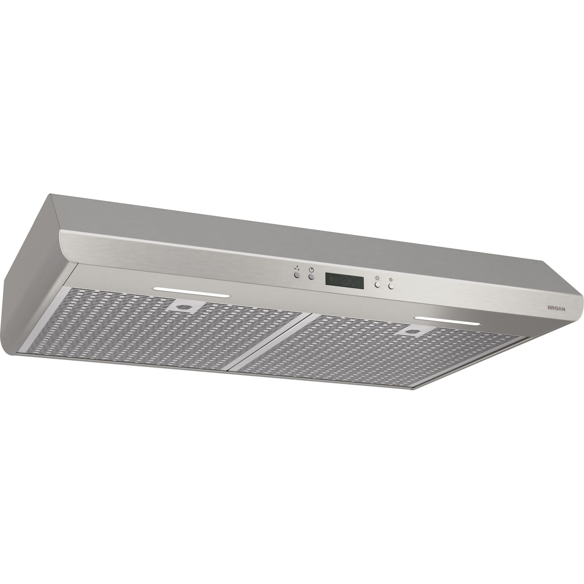 Broan BKDJ130SS 30-Inch Stainless Steel Range Hood - Powerful 390 CFM Ventilation for Kitchen, Over Stove, Island Mount - Quiet Operation & LED Lighting