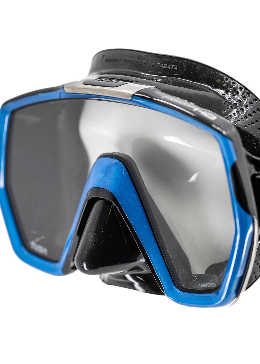 Tusa Freedom HD Scuba Diving Mask - Fishtail Blue/Black for Snorkeling, Spearfishing & Underwater Photography