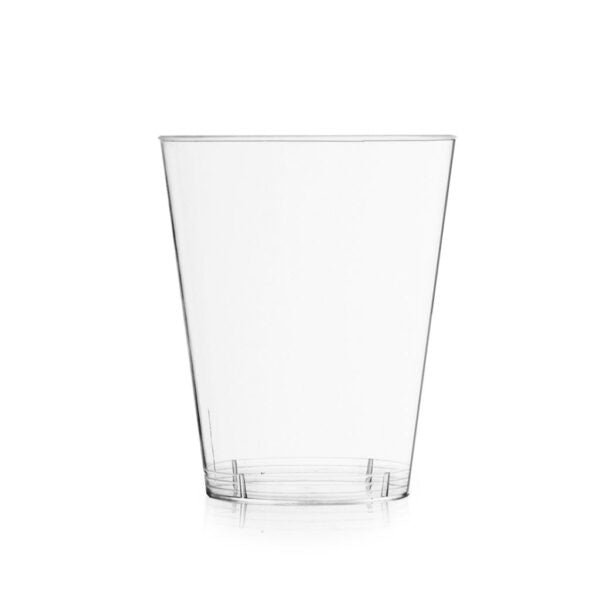 10 oz. Clear Round Plastic Tumblers - 100 Pack Bulk Disposable Cups for Parties, Events, and Restaurants - Durable BPA-Free Drinkware for Smoothies, Cocktails, and Beverages