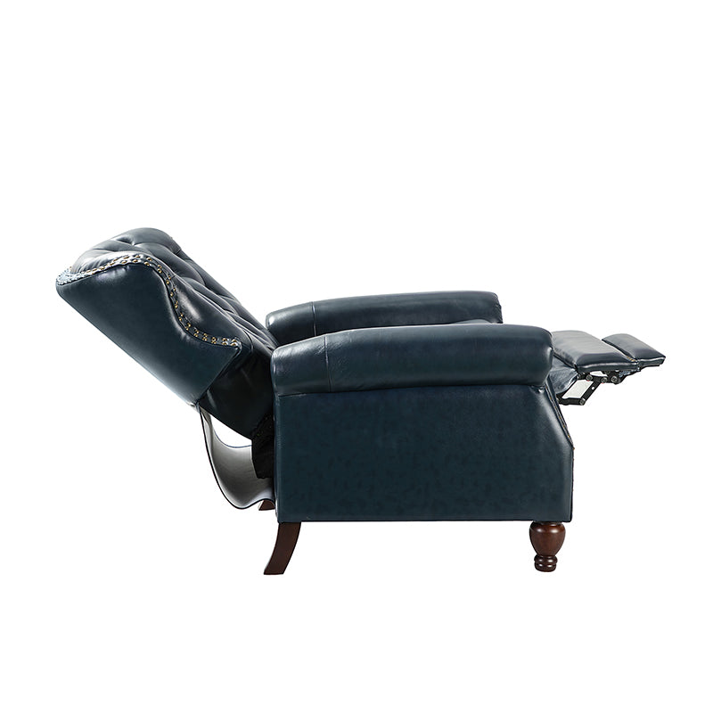 Premium Genuine Leather Oversized Recliner Chair for Living Room - Comfortable Lounge Chair for Home Theater, Reading Nook & Relaxation