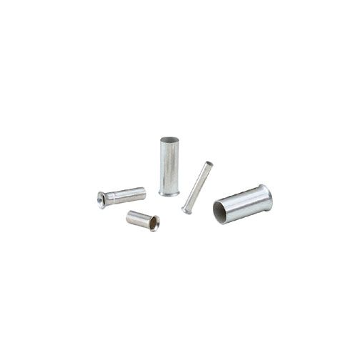 1 AWG Non-Insulated Pan Term Ferrules F87-22C - 100 Pack for Electrical Wiring & Automotive Applications