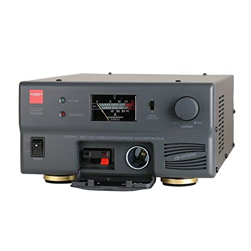 Diamond Antenna GZV4000 Switching Power Supply - High Efficiency 12V DC Power Converter for Ham Radio & Electronics - Perfect for Home, Office, and Field Use