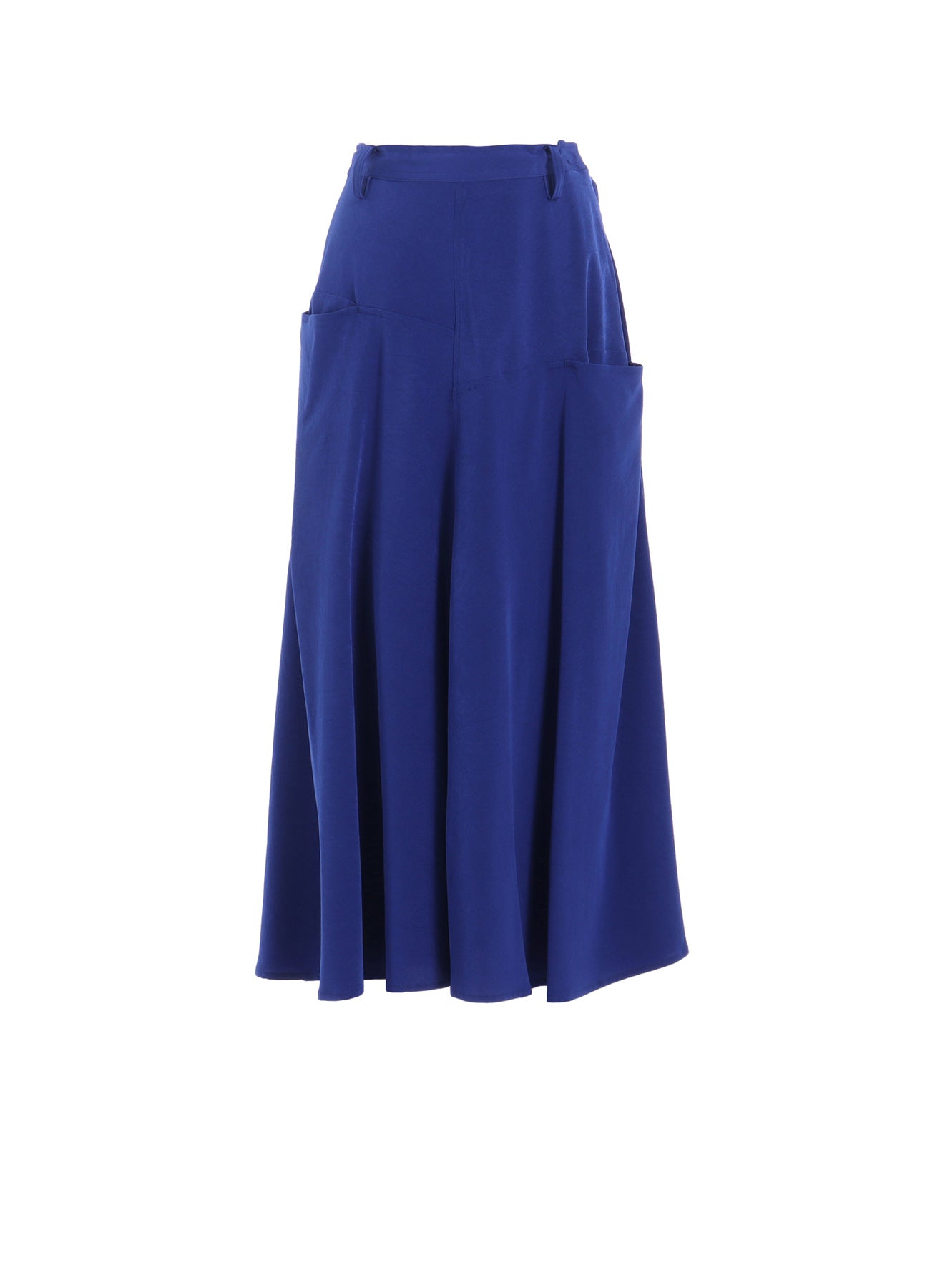 Elegant Crepe de Chine Skirt with Front Panel Pocket - Perfect for Office Wear & Casual Outings