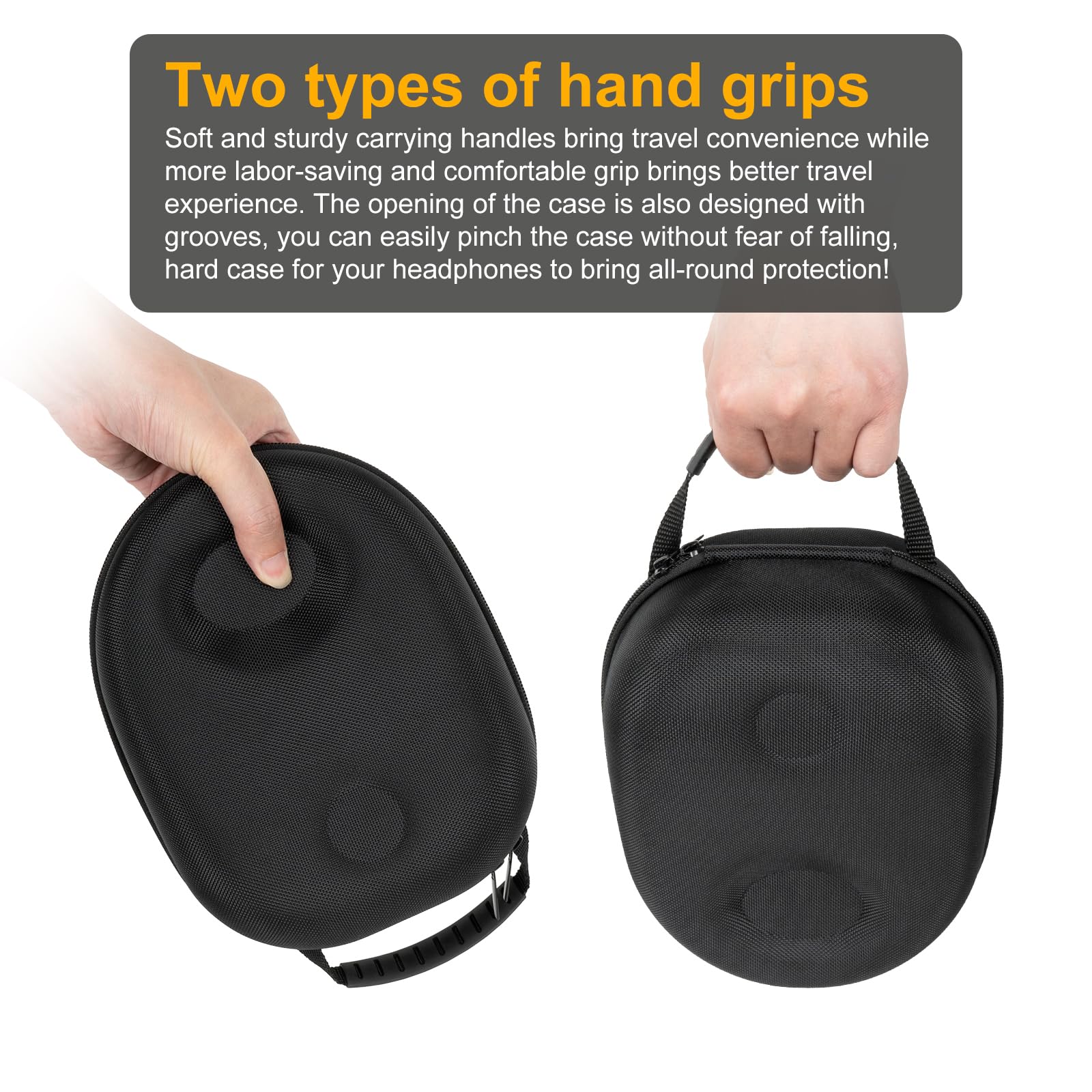 Premium Hard Carrying Case for PlayStation Pulse Elite Wireless Headset - Protective Storage Bag for Sony PS5 Pulse Elite Headphones (Black) | Travel & Gaming Accessory Organizer