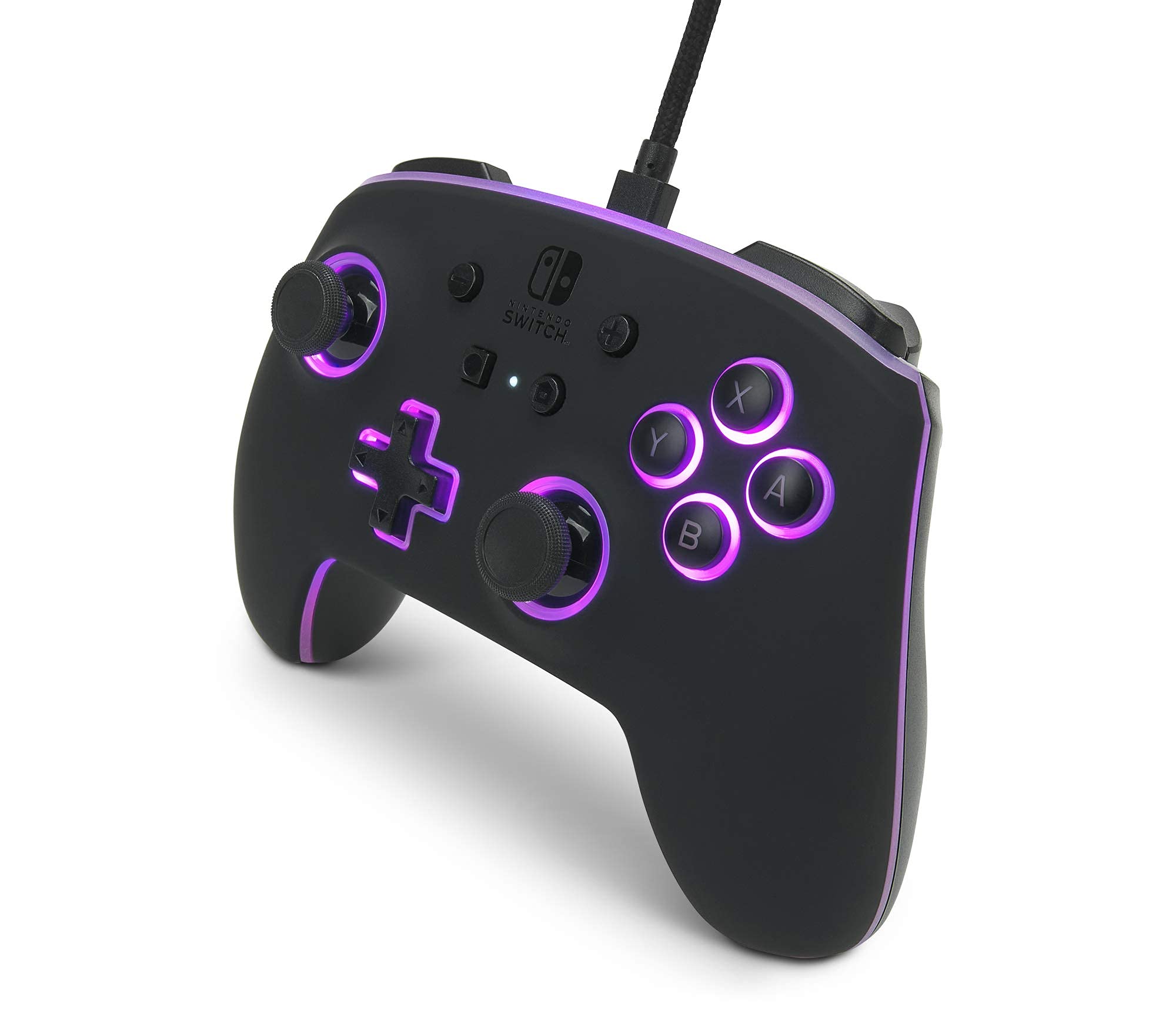 PowerA Spectra Enhanced Wired Controller for Nintendo Switch - Officially Licensed Gaming Gamepad with LED Light Effects | Perfect for Mario Kart, Super Smash Bros & Multiplayer Gaming Sessions