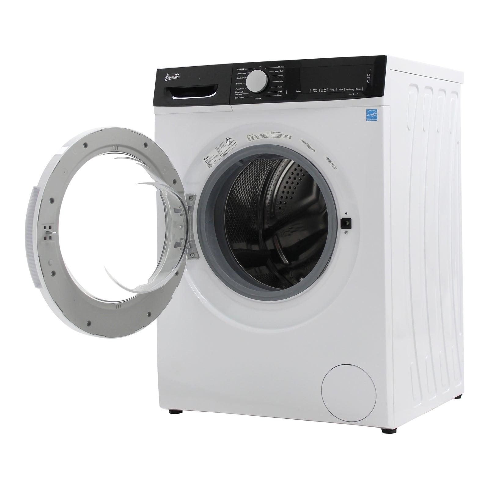 Avanti FLW22V0W 2.2 Cu. Ft. Compact Front Load Washing Machine - Perfect for Apartments, Small Homes & Laundry Rooms