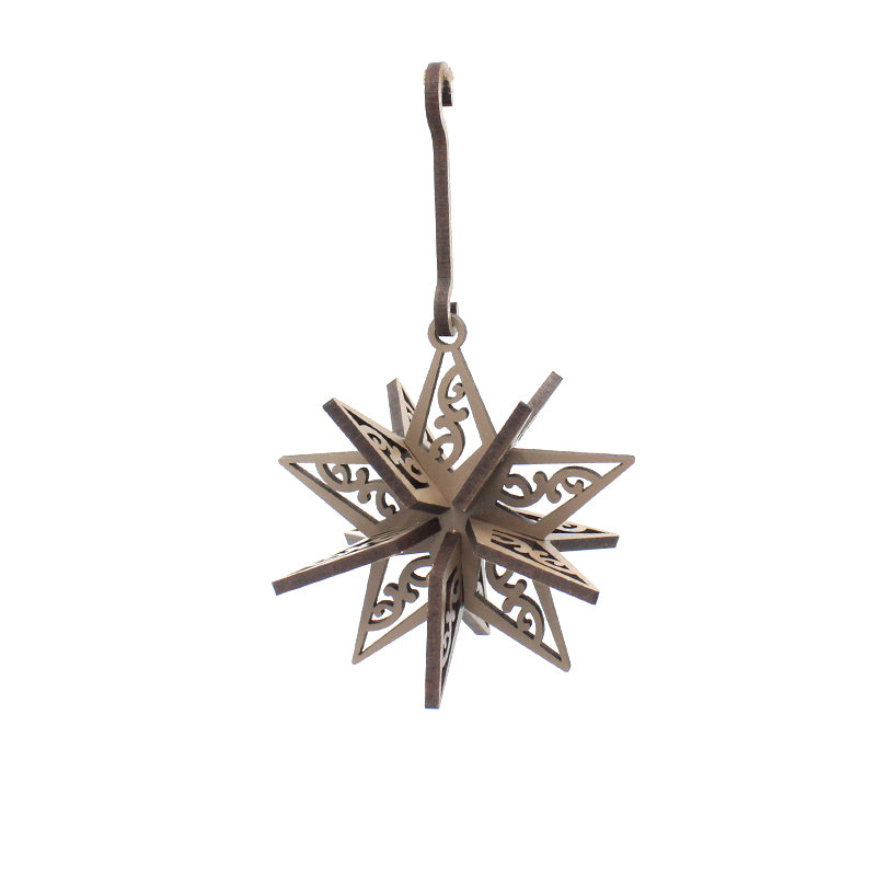 Flatpack Matariki Star - DIY Wooden Star Decoration for Home & Christmas Tree | Easy Assembly, Eco-Friendly Craft Kit for Holidays & Cultural Celebrations