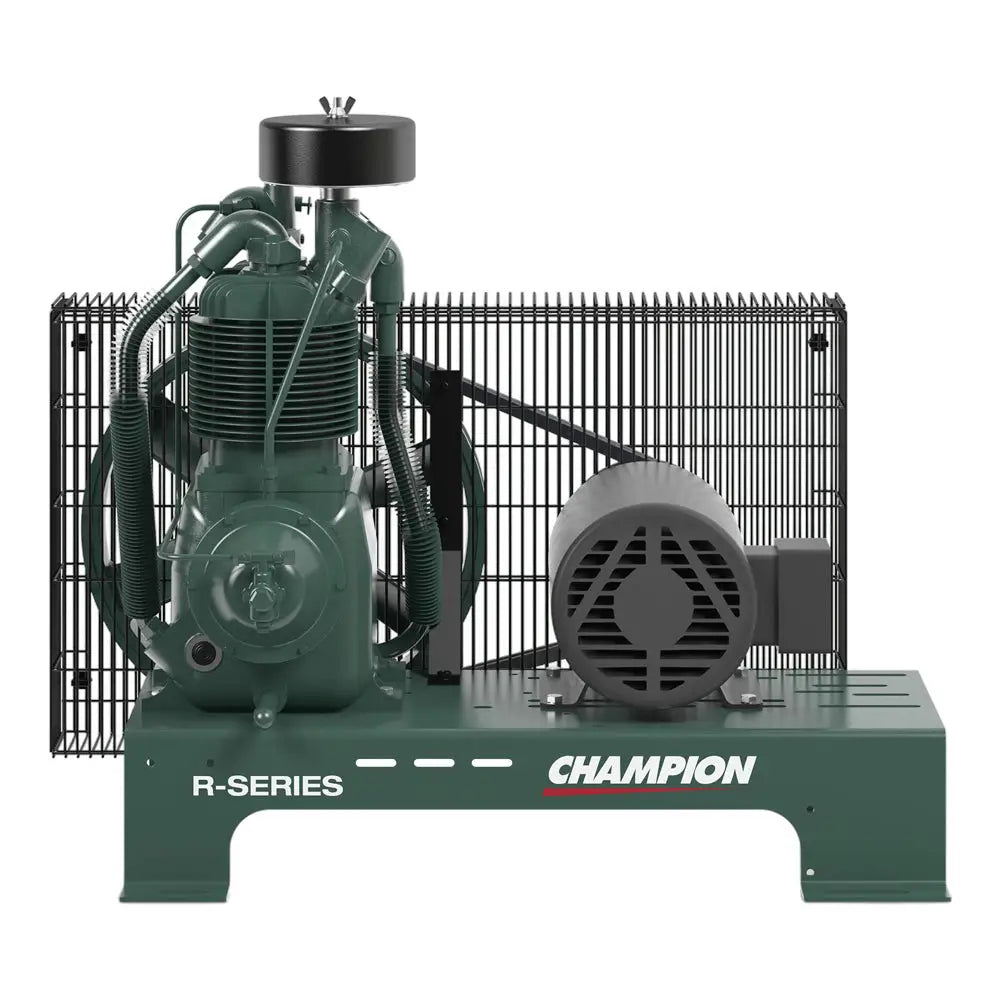 Champion BR7 R Series 7.5HP Base Mount Air Compressor with R30 Pump - Heavy Duty Industrial Air Compressor for Construction, Auto Repair & Woodworking