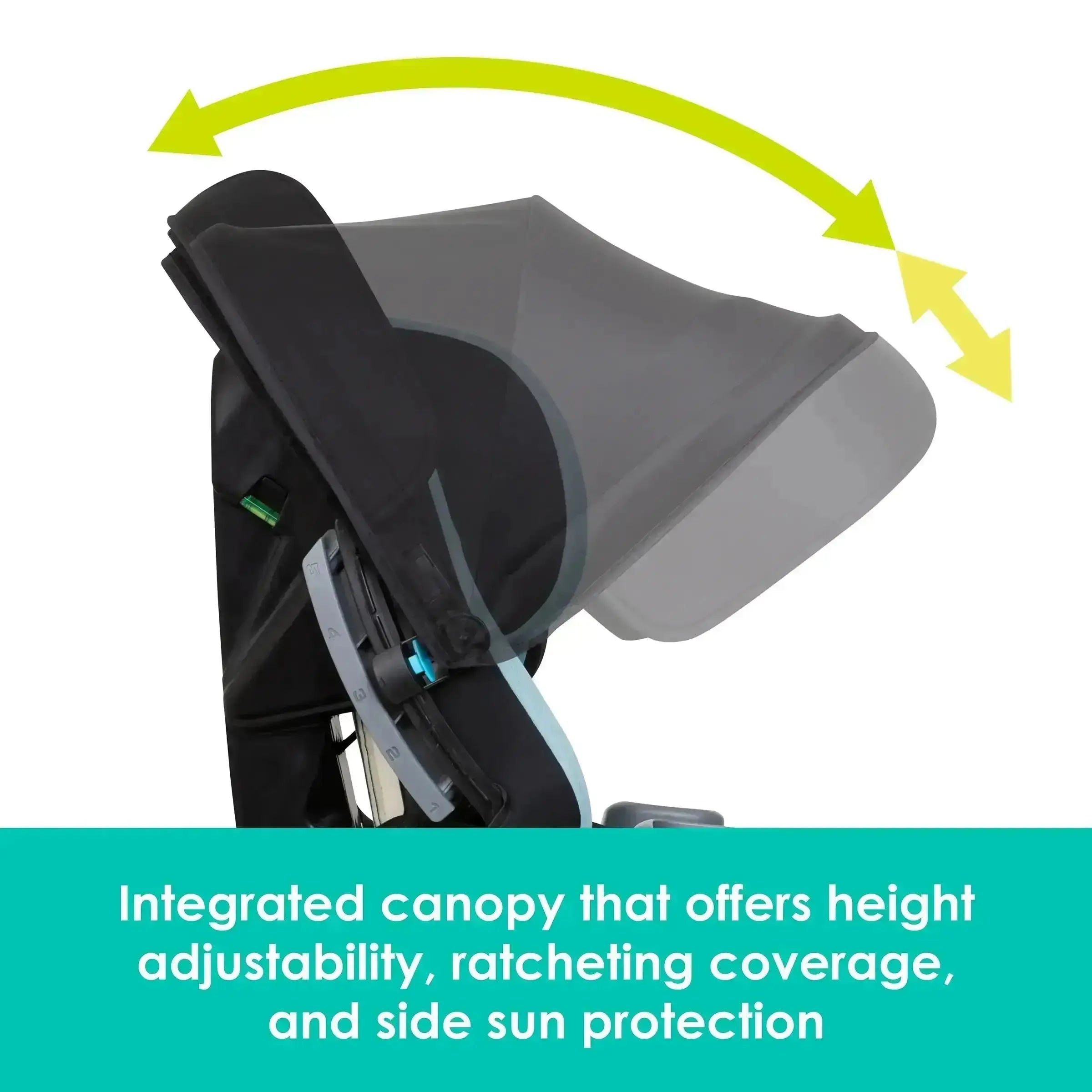 Cover Me™ 4-in-1 Convertible Car Seat for Toddlers & Infants - Desert Blue (Walmart Exclusive) | Safe Rear-Facing & Forward-Facing | Perfect for Travel & Daily Commute