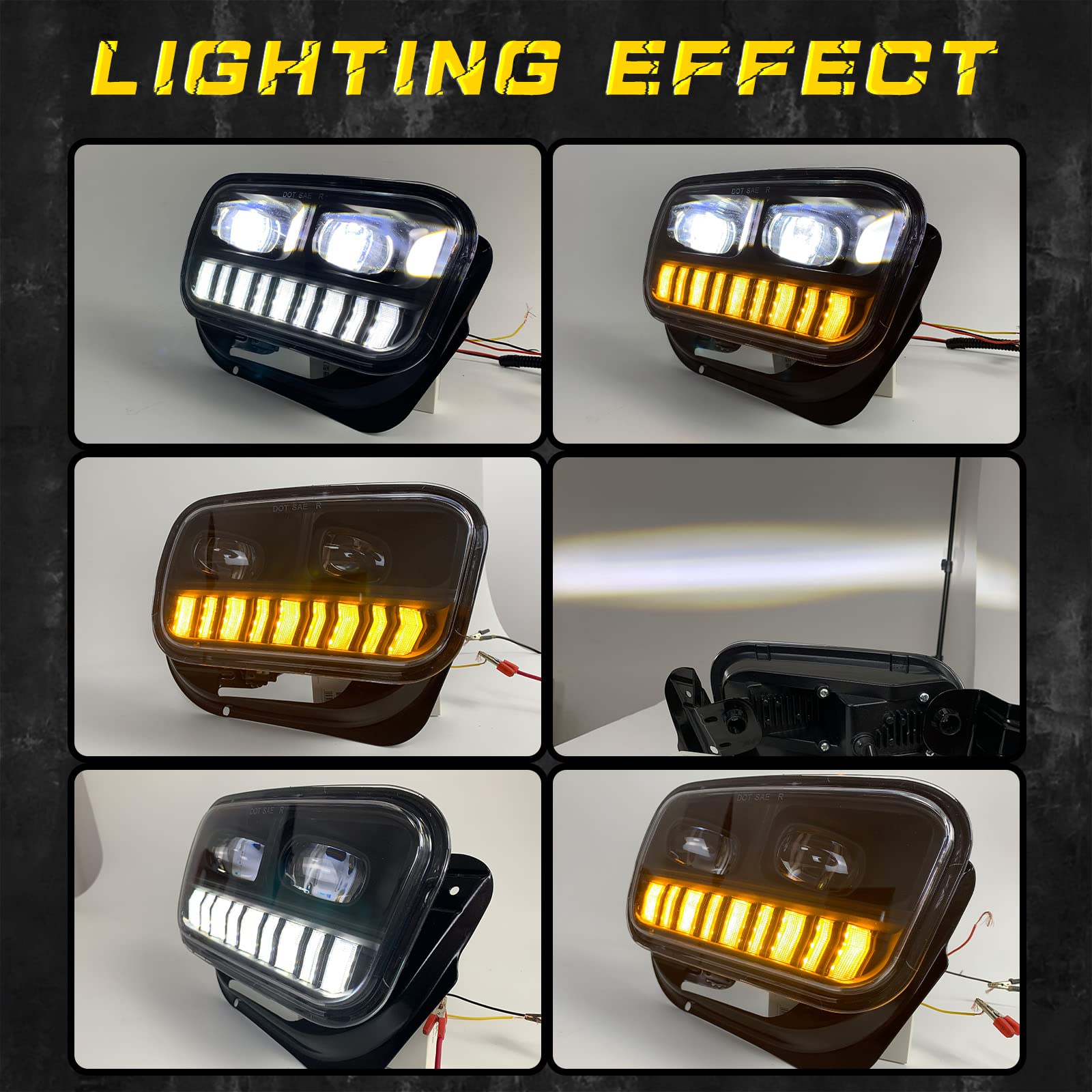 LED Fog Lights with DRL for 2009-2014 Dodge Ram 1500/2500/3500 - 1 Pair Front Bumper Driving Light Assemblies - Perfect for Night Driving & Off-Road Adventures