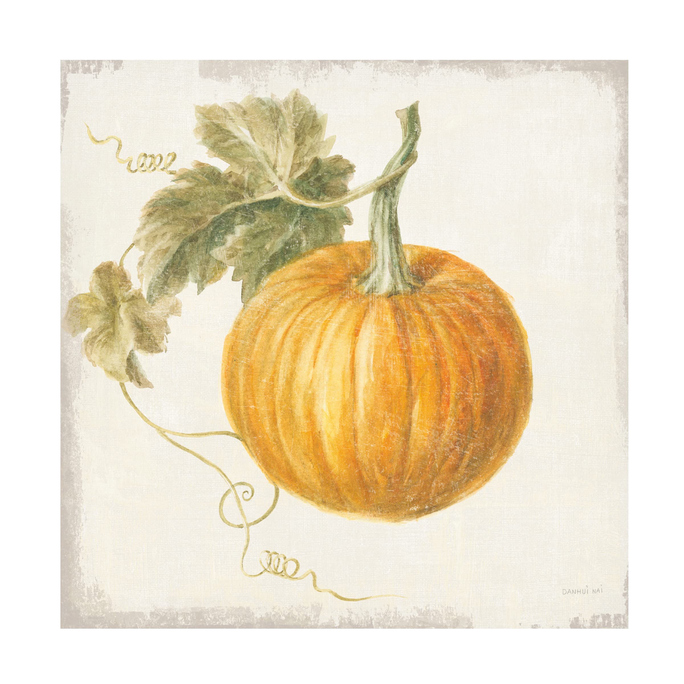 Danhui Nai 'Floursack Autumn VI' Canvas Wall Art Print - Modern Home Decor for Living Room, Bedroom & Office - Trademark Fine Art Collection