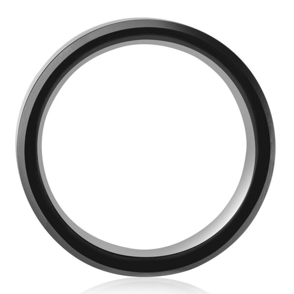 Men's Blue Dragon Black Tungsten Ring - 8mm Comfort Fit Wedding Band for Men - Durable & Scratch Resistant - Perfect for Engagement, Anniversary & Everyday Wear