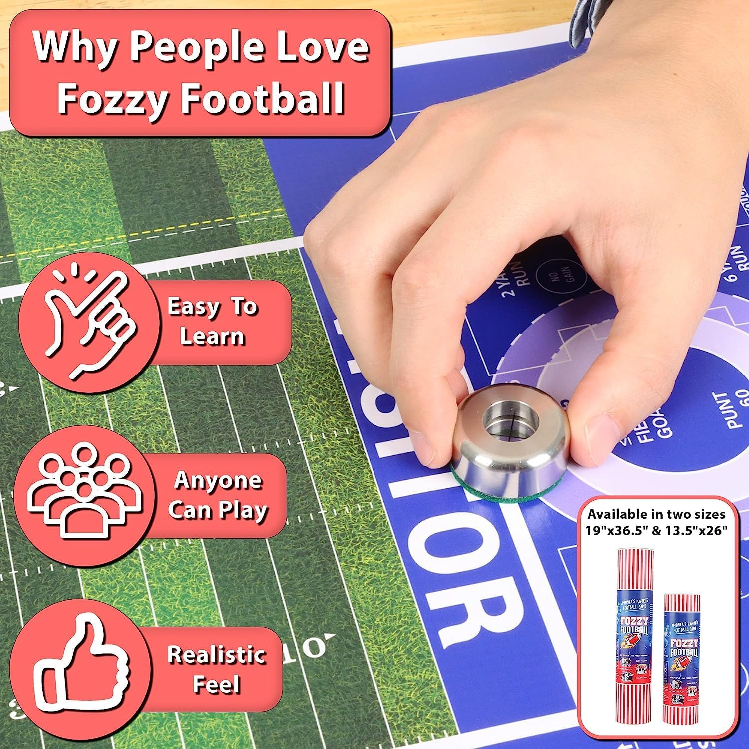 Deluxe Tabletop Football Board Game Set - 19