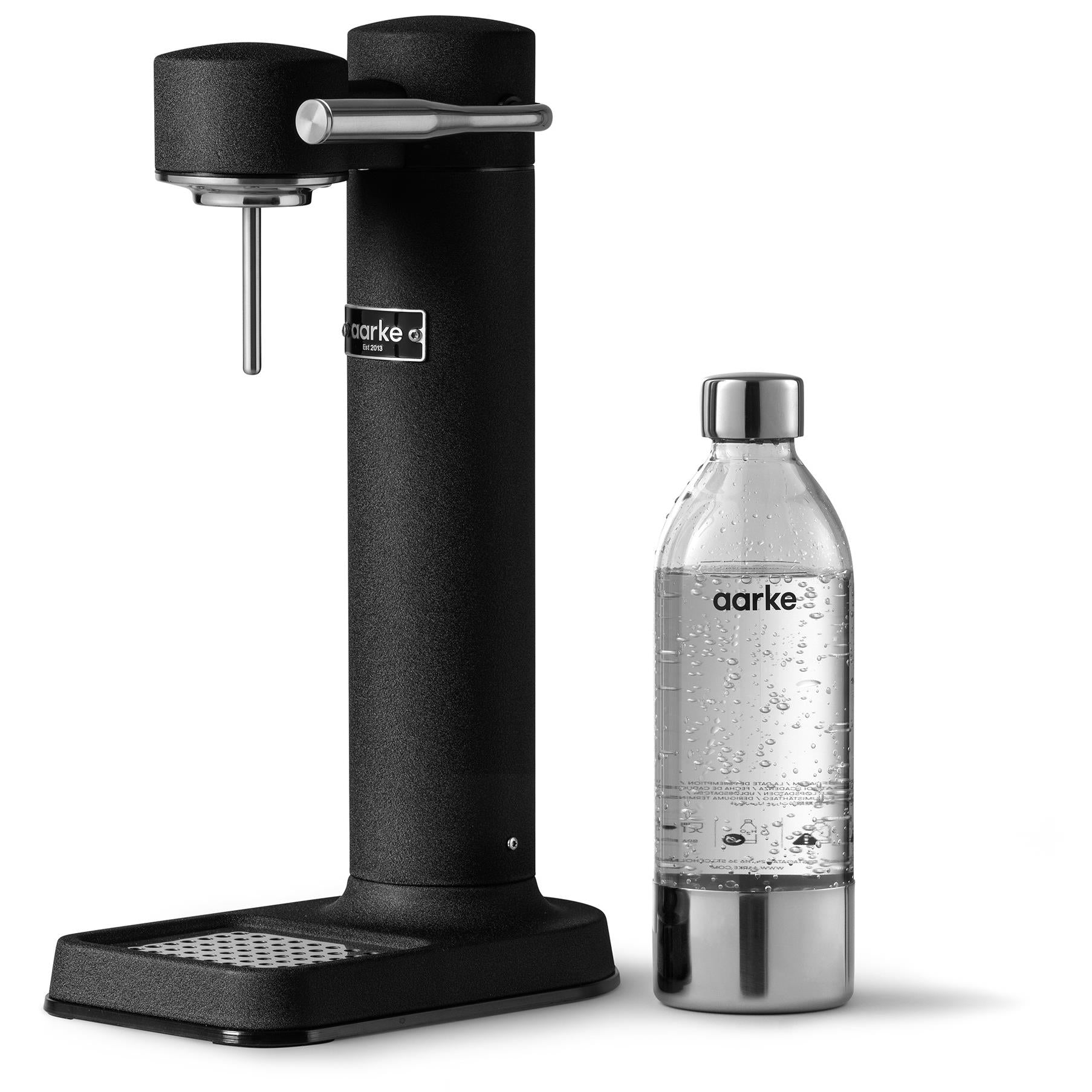 Aarke Carbonator III Sparkling Water Maker - Premium Matte Black Soda Machine for Home & Office | Make Fresh Sparkling Water, Seltzer & Carbonated Drinks | Perfect for Cocktails, Mocktails & Healthy Hydration