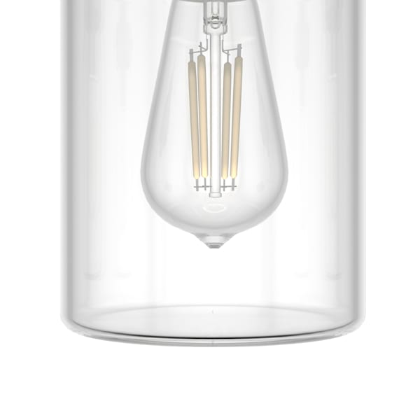 Hunter Devon Park 3-Light Brushed Nickel Chandelier - Modern Ceiling Light Fixture for Dining Room, Bedroom, or Living Room Decor