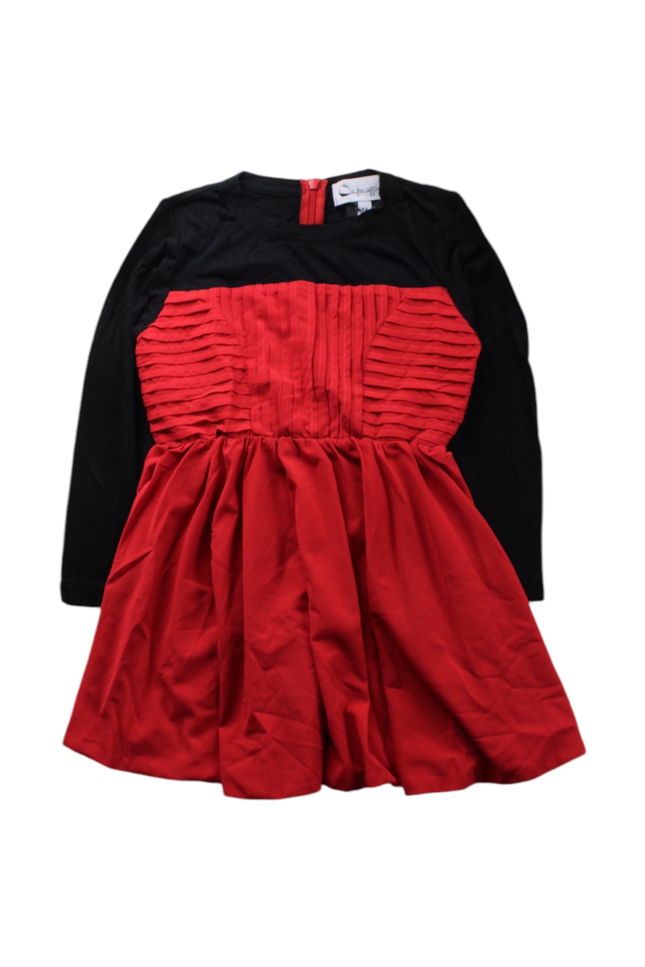 Stylish A for Apple Long Sleeve Dress for Toddlers 2T-4T - Perfect for Preschool, Playdates & Family Photos
