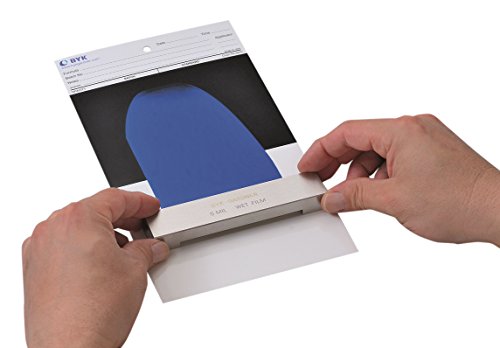 BYK-Gardner 5555 Drawdown Bar Film Applicator - 3 Inch Width, 6 Mil Thickness, 12 Mil Gap Clearance - Perfect for Paint, Coating, and Ink Testing in Laboratories & Quality Control