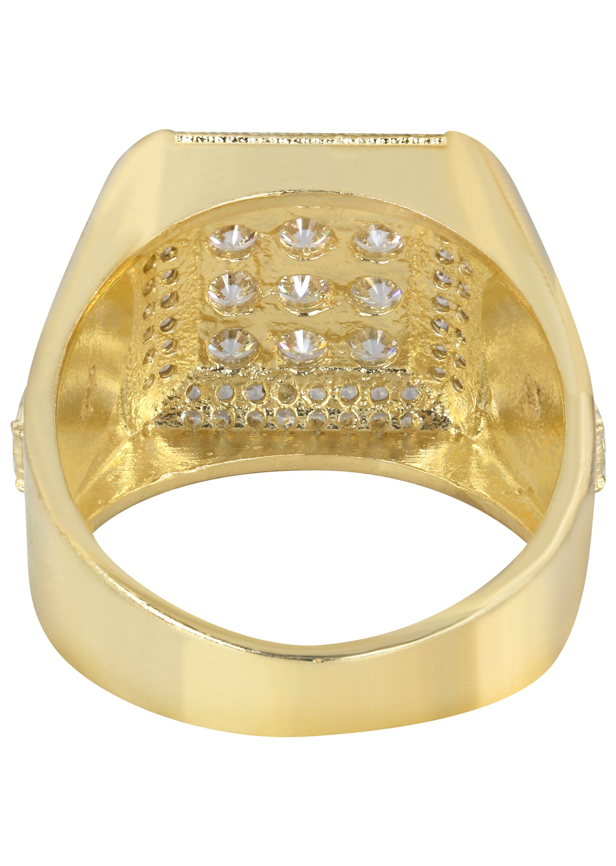 10K Gold Men's Pinky Ring - 9.1 Grams Solid Gold Band for Men - Perfect for Gifts, Weddings & Everyday Wear