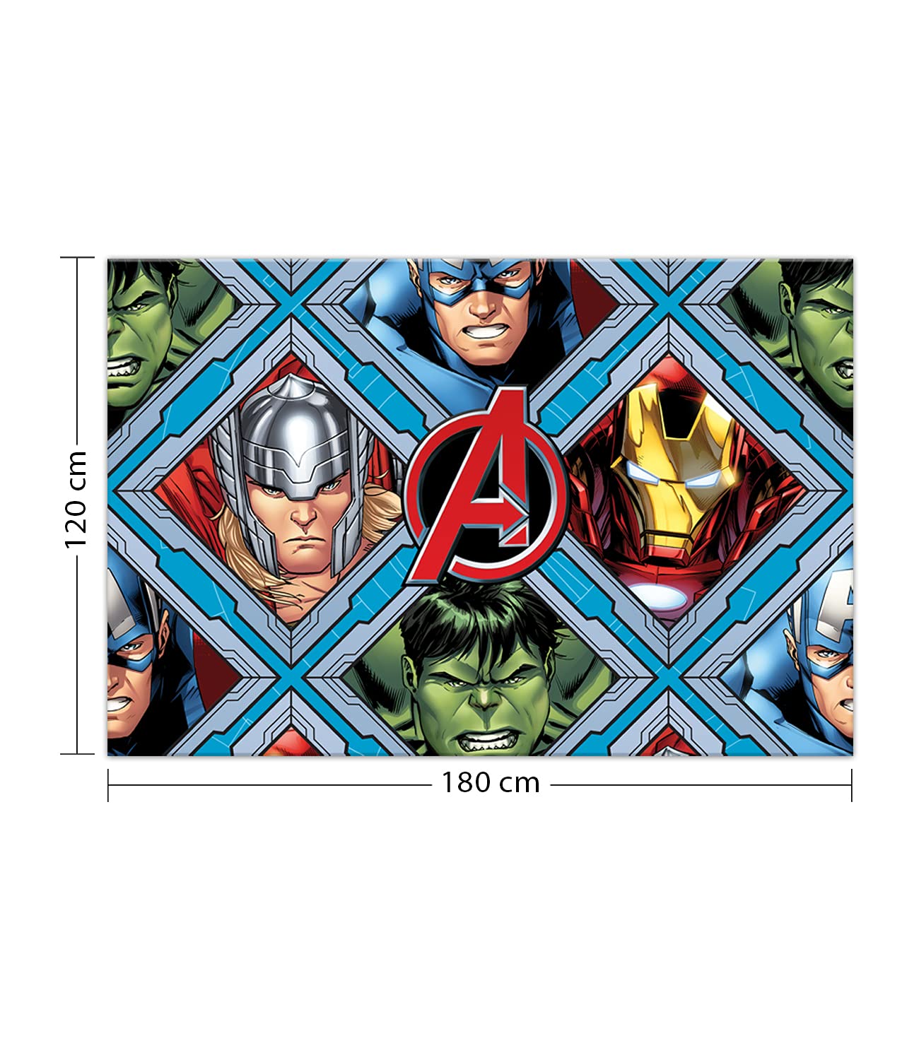 Marvel Avengers Party Tablecloth - 70 x 47 Inches Waterproof Birthday Party Decorations for Kids, Superhero Themed Table Cover - Perfect for Birthday Parties, Baby Showers & Comic-Themed Events