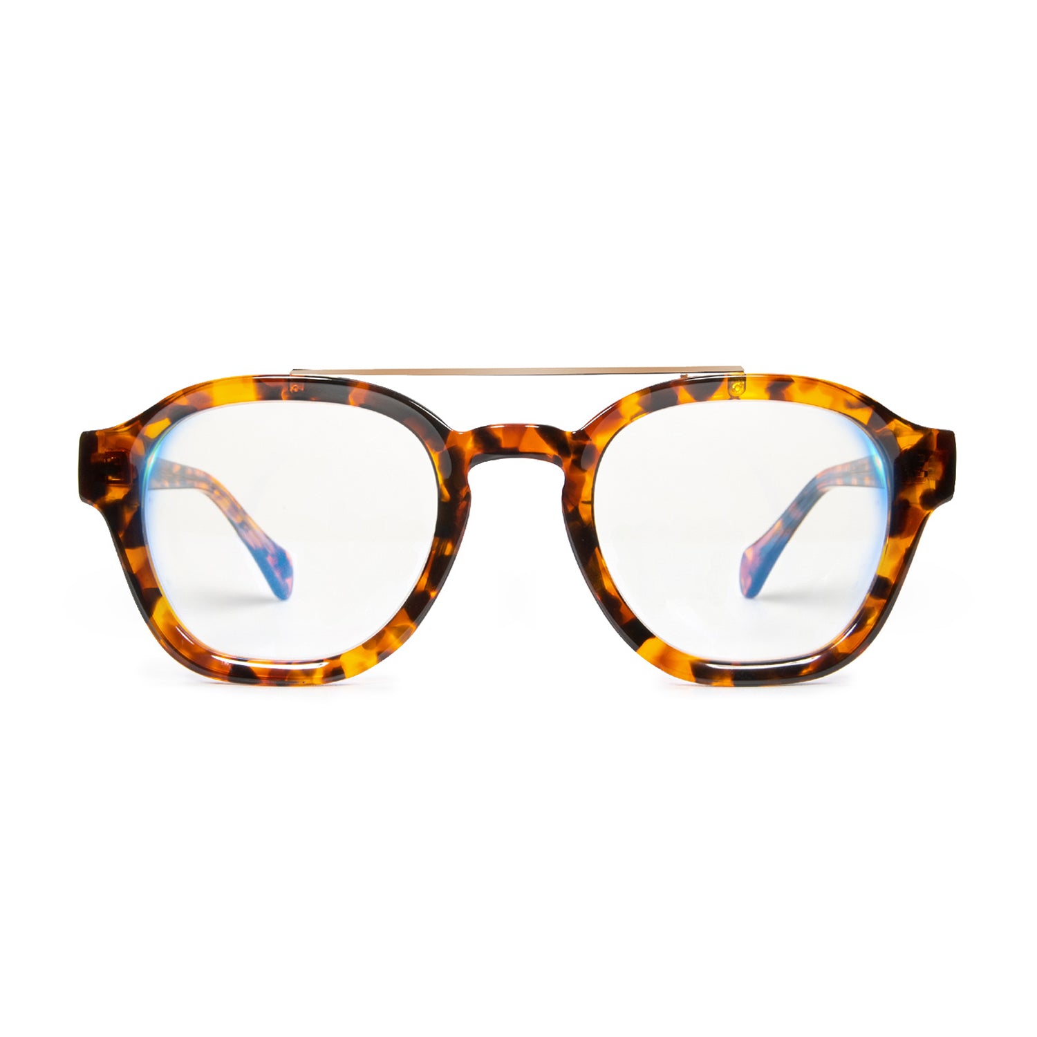 Sanford Aviator Square Blue Light Blocking Glasses for Men & Women - Reduce Eye Strain for Computer, Gaming & Digital Screen Use