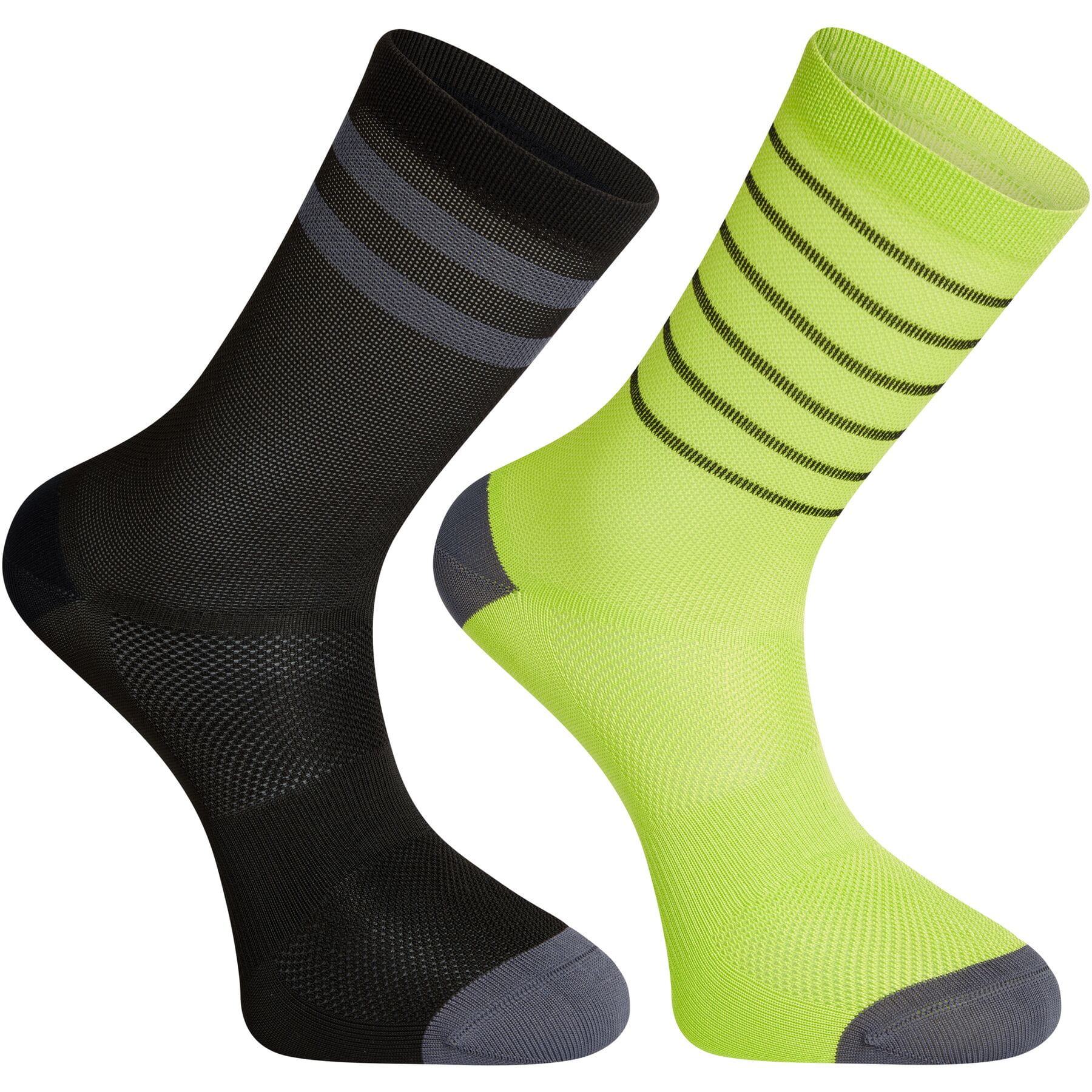 Breathable Sport Mid Socks Twin Pack - Comfortable Athletic Socks for Running, Gym & Everyday Wear